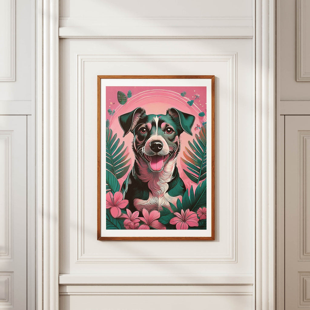 Jack Russell Flowery Dog image 3