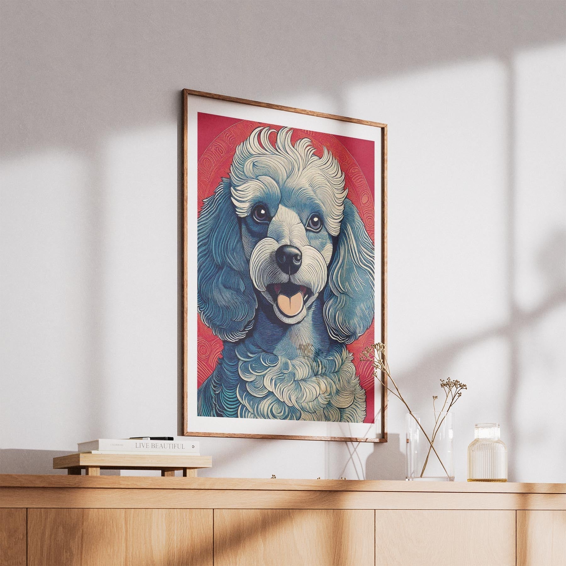 Poodle Hokusai Japanese Inspired Dog Series 1 image 5