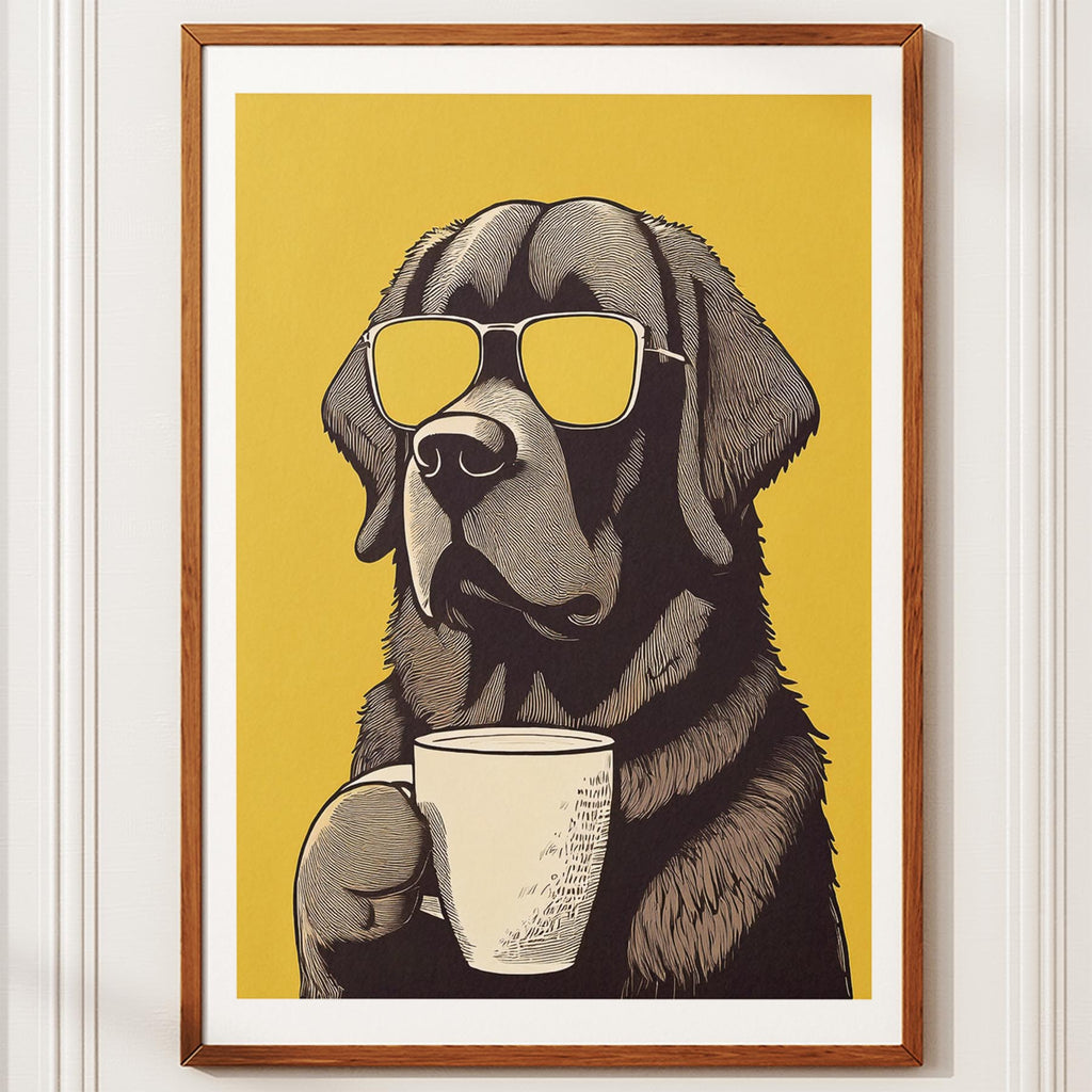 Newfoundland Chillin Coffee Dog image 10