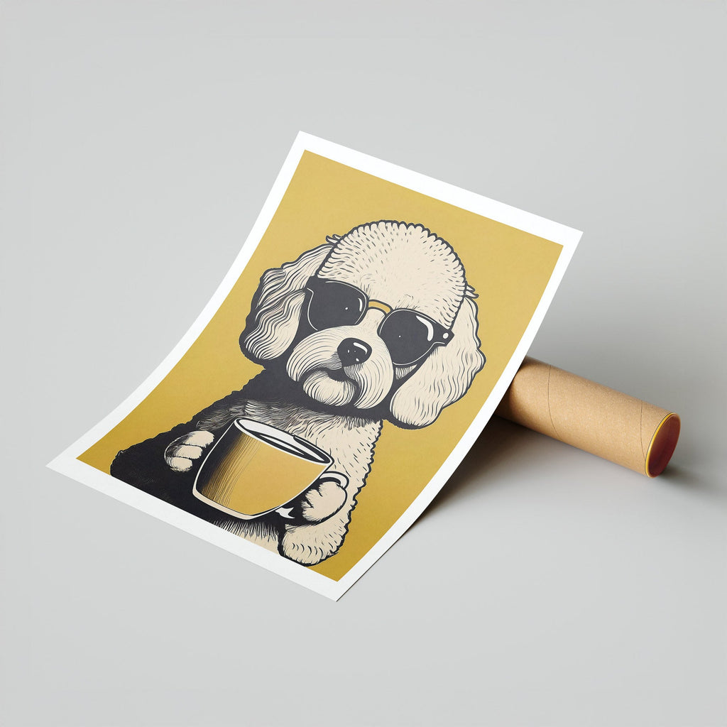 Bichon Frise Chillin Coffee Dog image 7