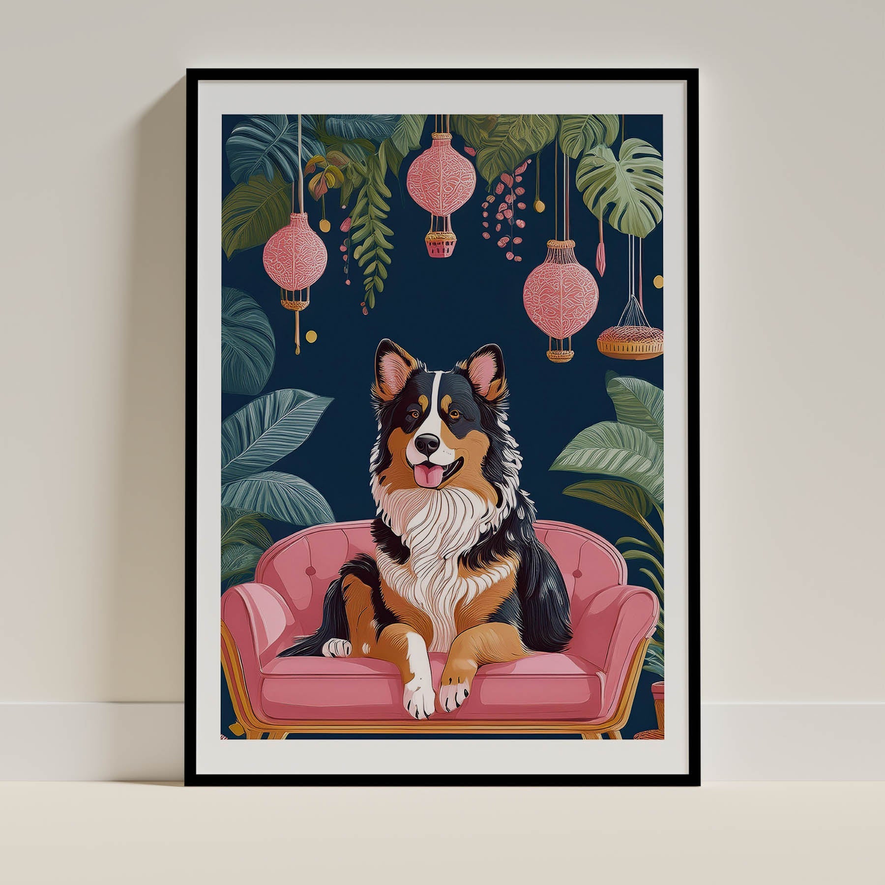 Australian Sheep Dog  Just Lounging Around image 0