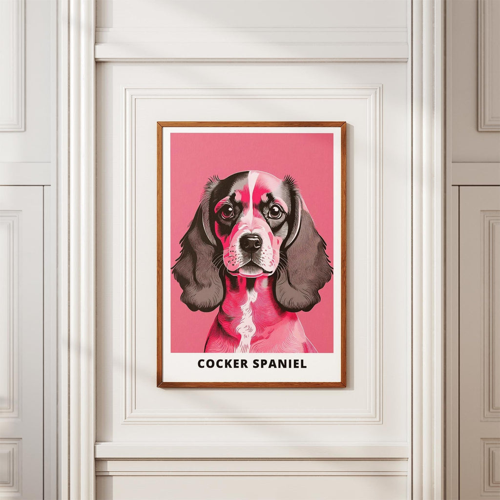 Cocker Spaniel Pink and Black Dog Series 1 image 3