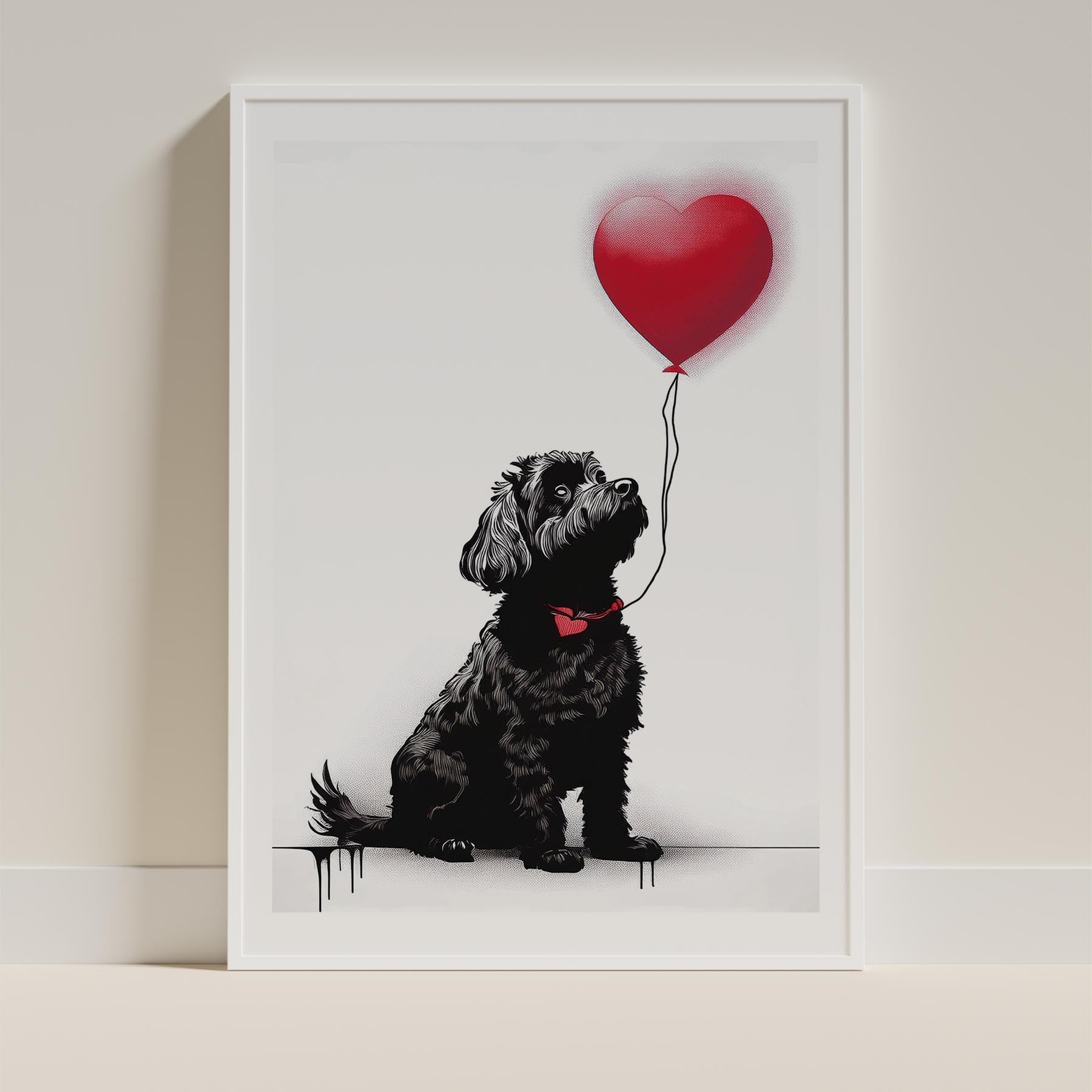 Coton de Tulear DOGSY Series inspired by the Art of Banksy image 9