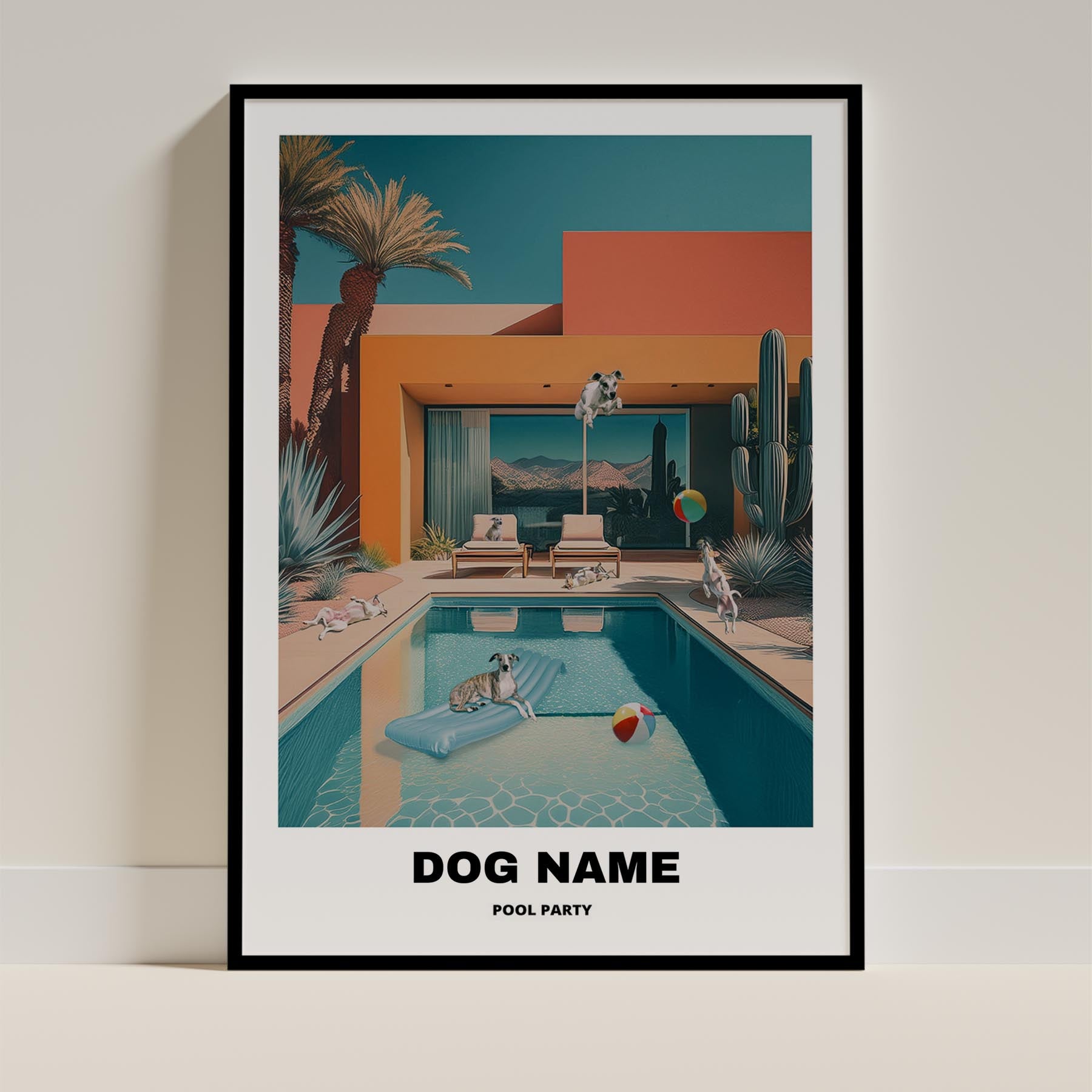 Whippet Custom Pool Party WITH TEXT image 0