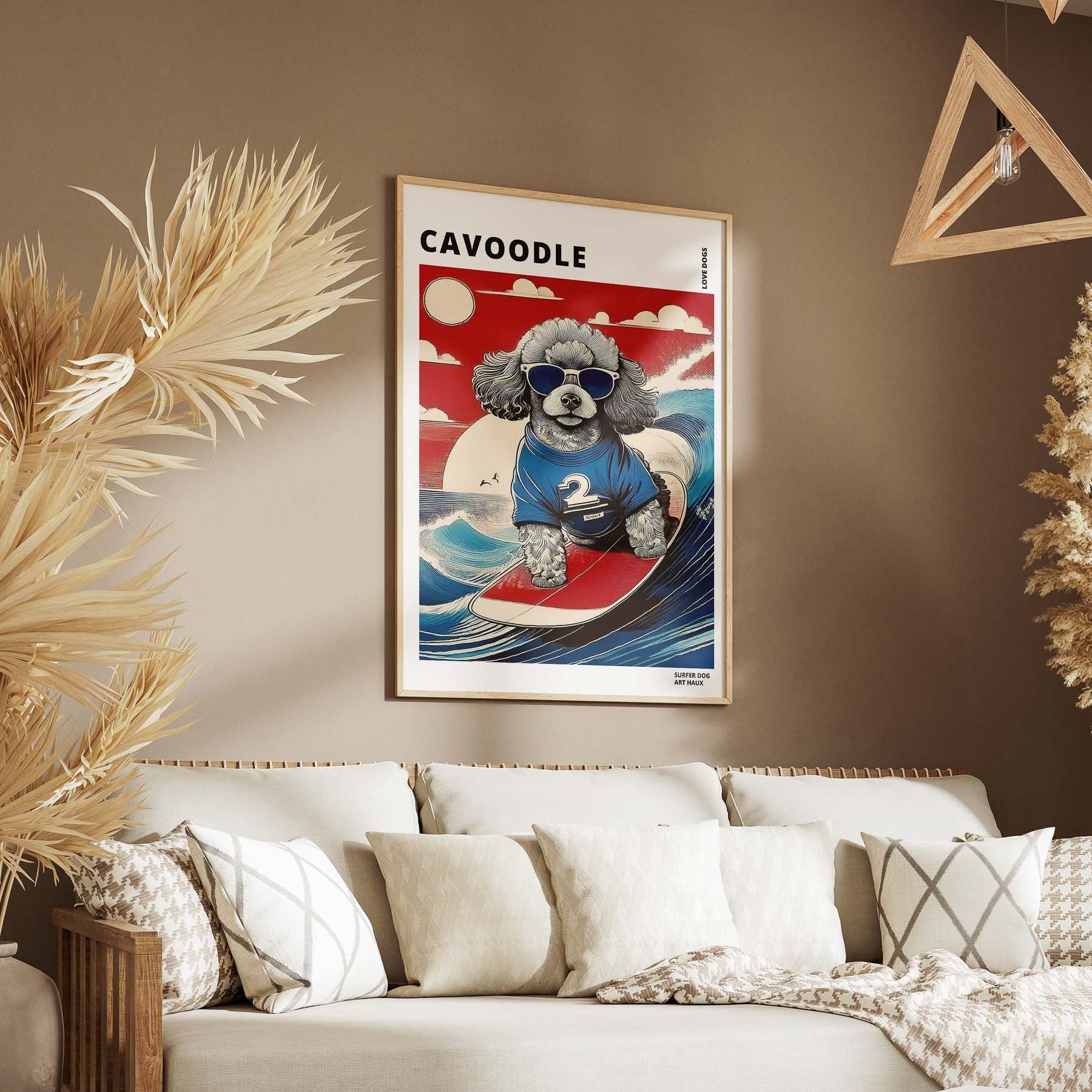 Cavoodle Hokosai Surfer Dogs 1 image 5