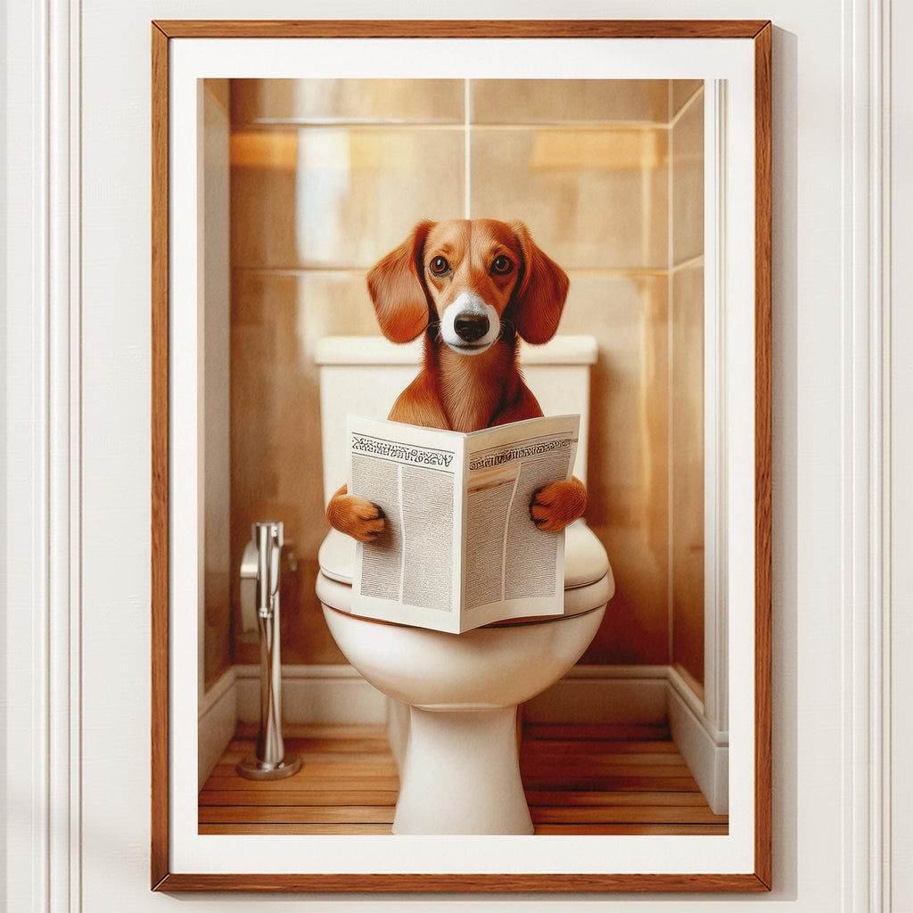 Dachshund Toilet Humour Dog Series 1 image 10