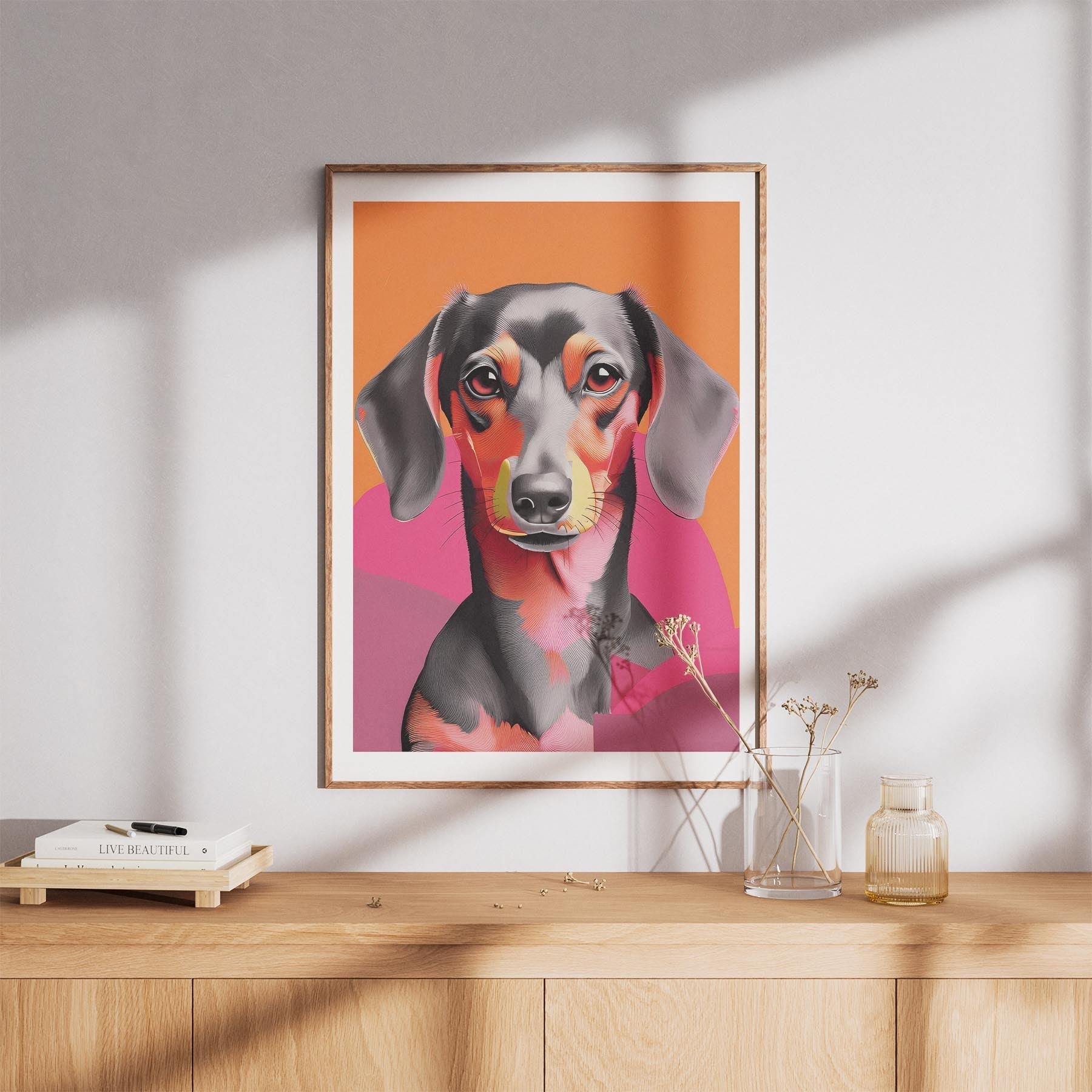 Dachshund Modern Pop Dog Series image 8