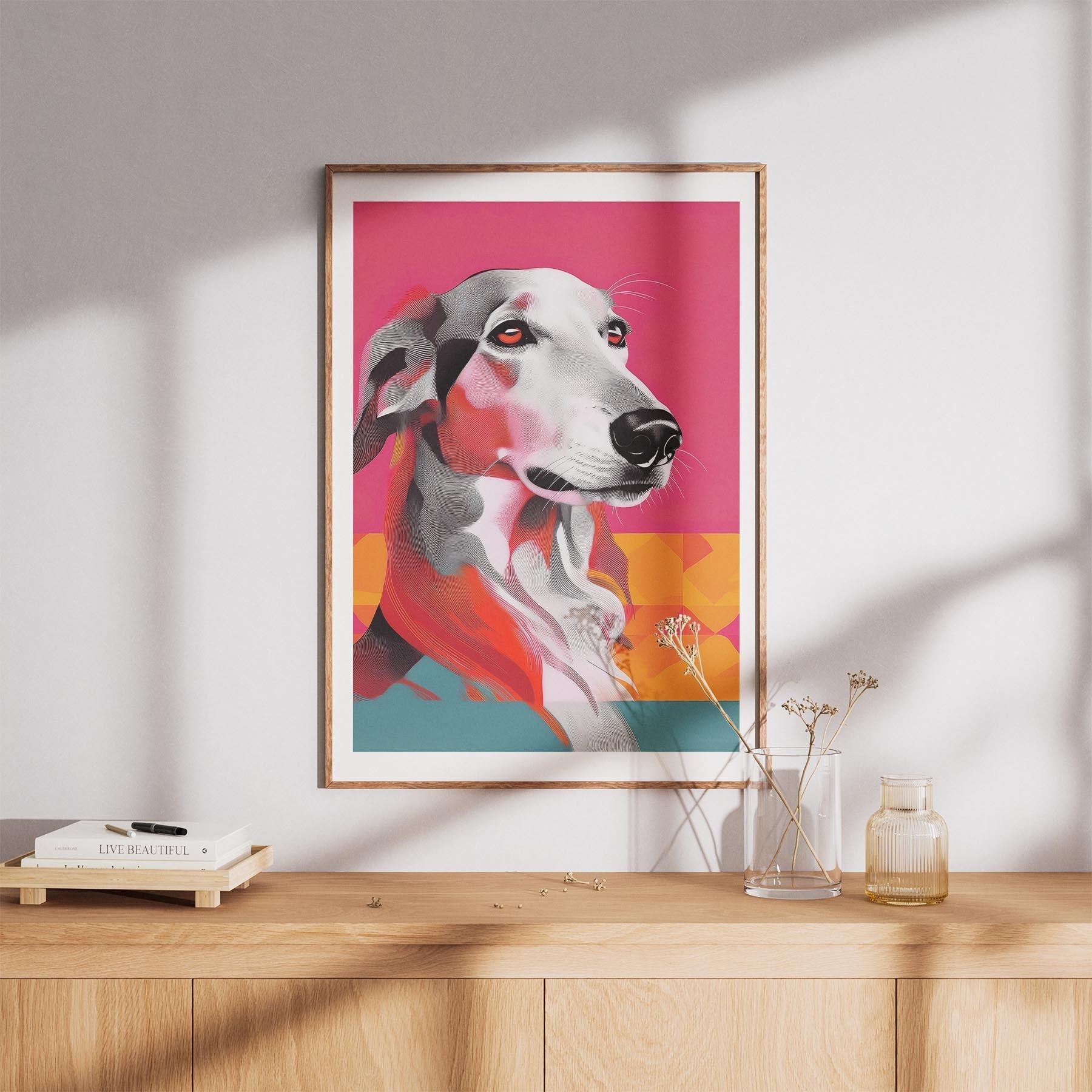 Borzoi Modern Pop Dog Series image 8