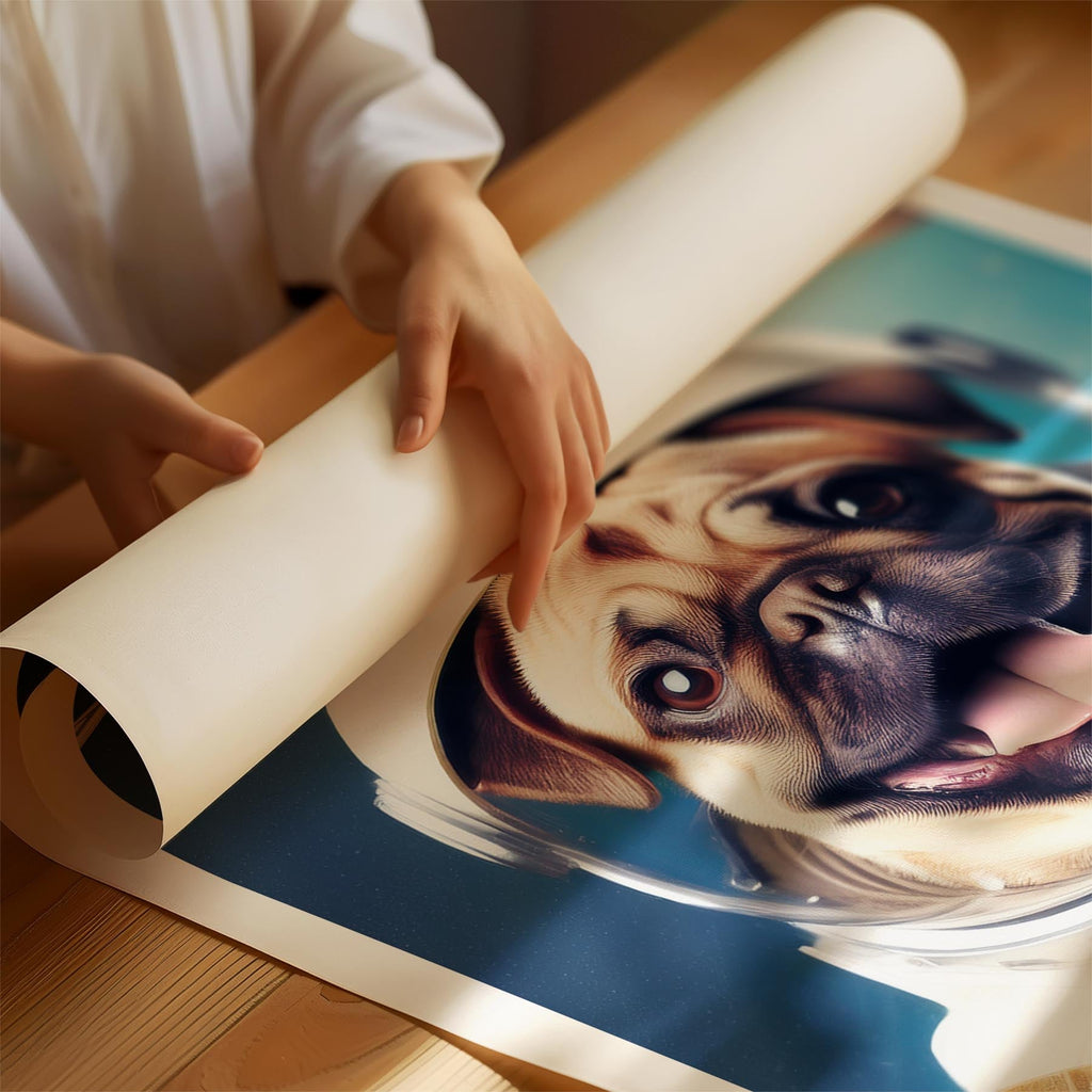 Pug Astronaut Dog Series image 1