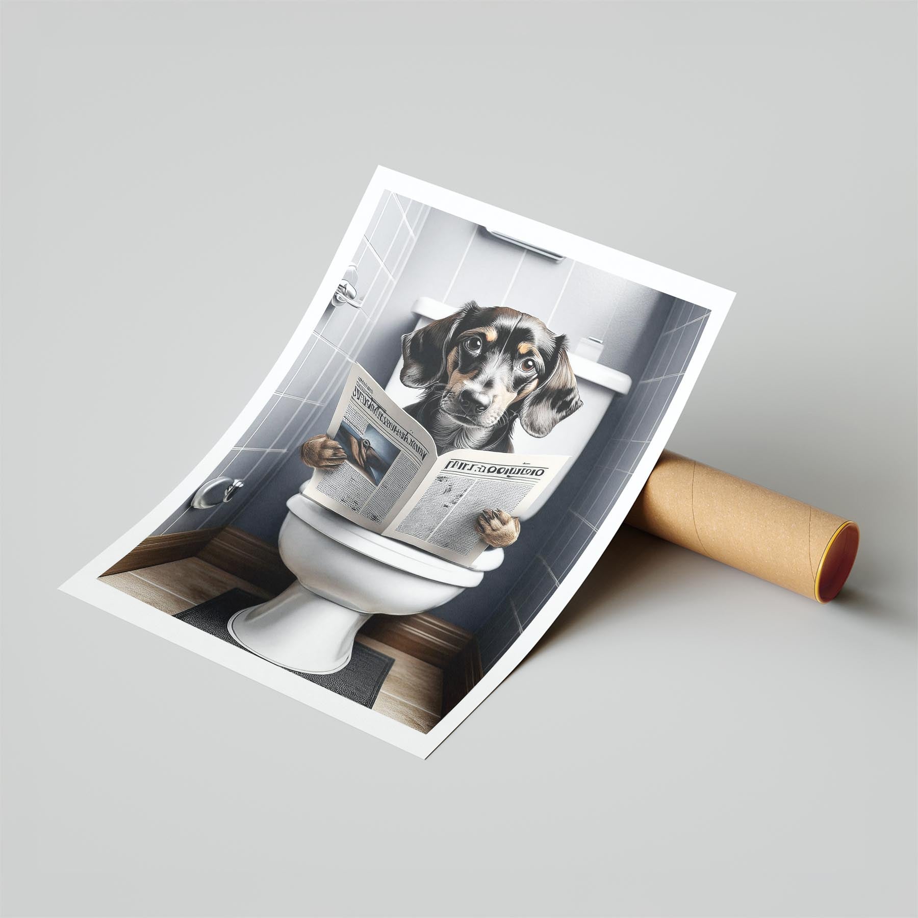 Dachshund Toilet Humour Dog Series 2 image 6