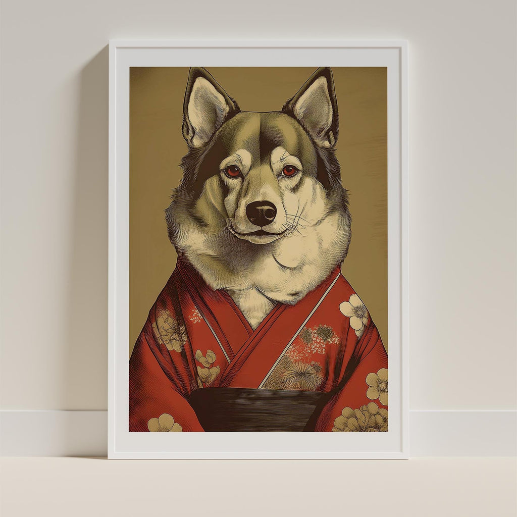 Finnish Lapphund Japanse Kimono Dog Series image 9
