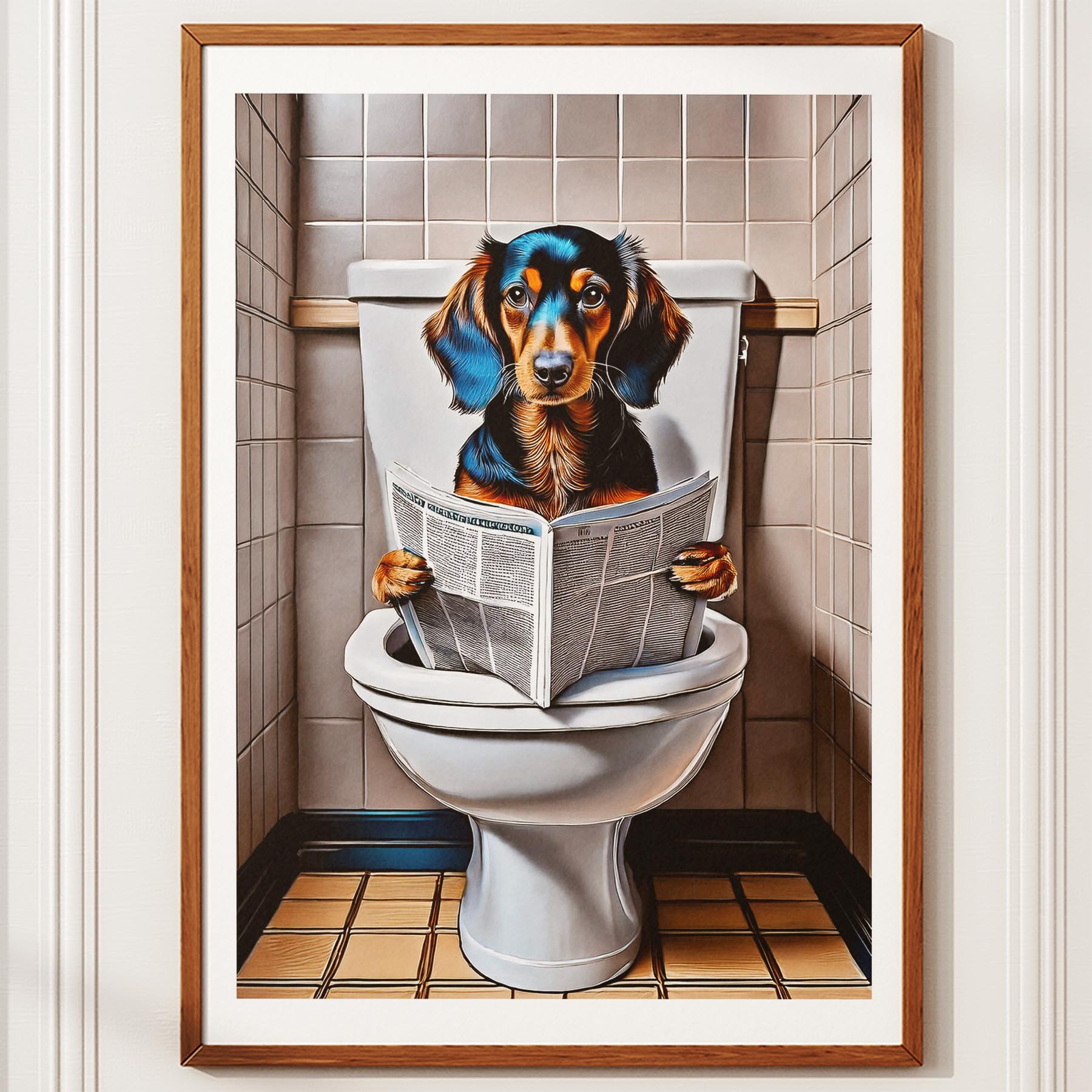 Dachshund Toilet Humour Dog Series 4 image 10
