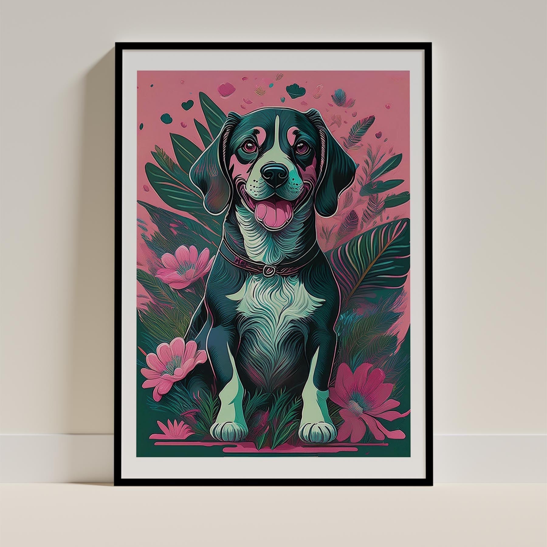Beagle Flowery Dog image 20
