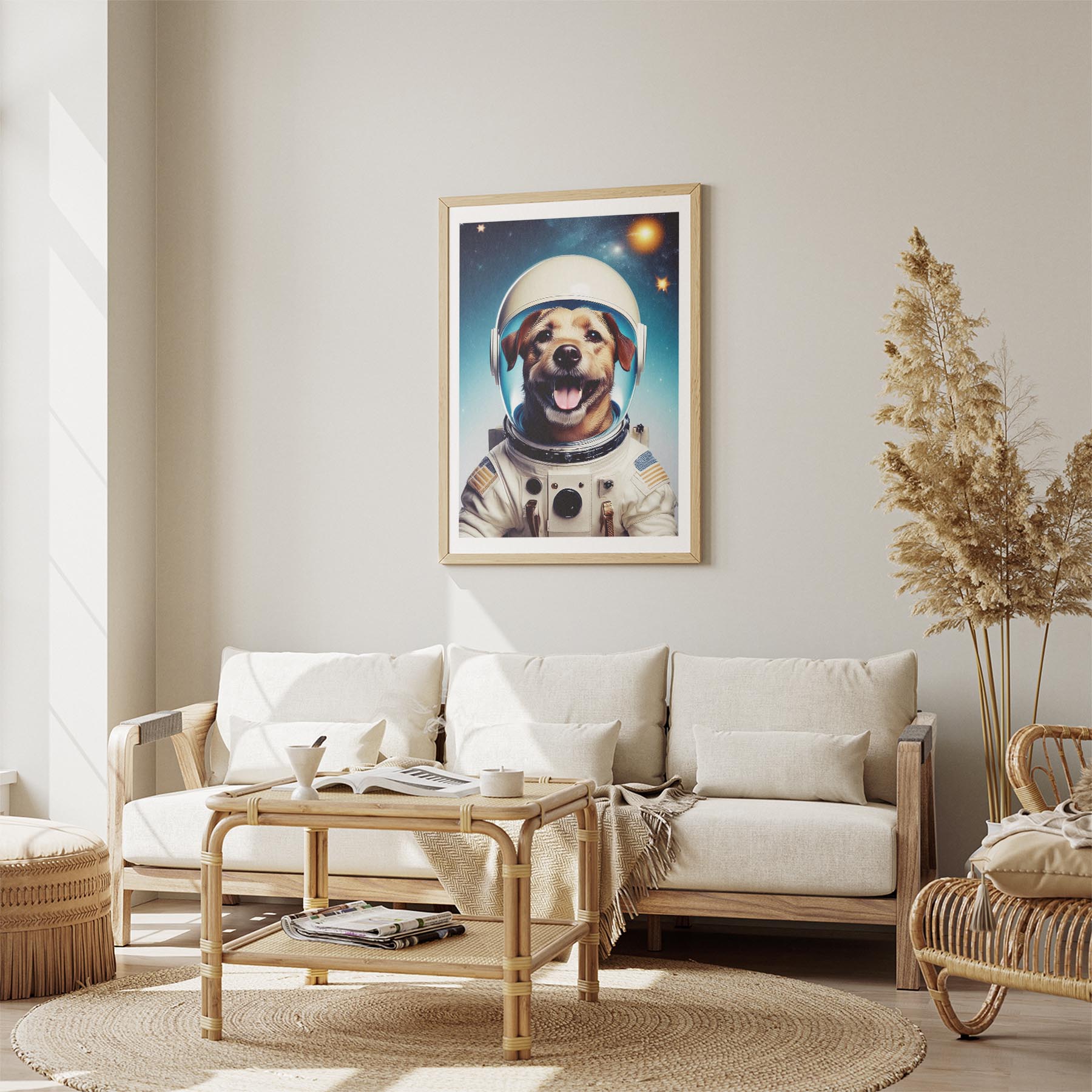 Border Terrier Astronaut Dog Series image 2