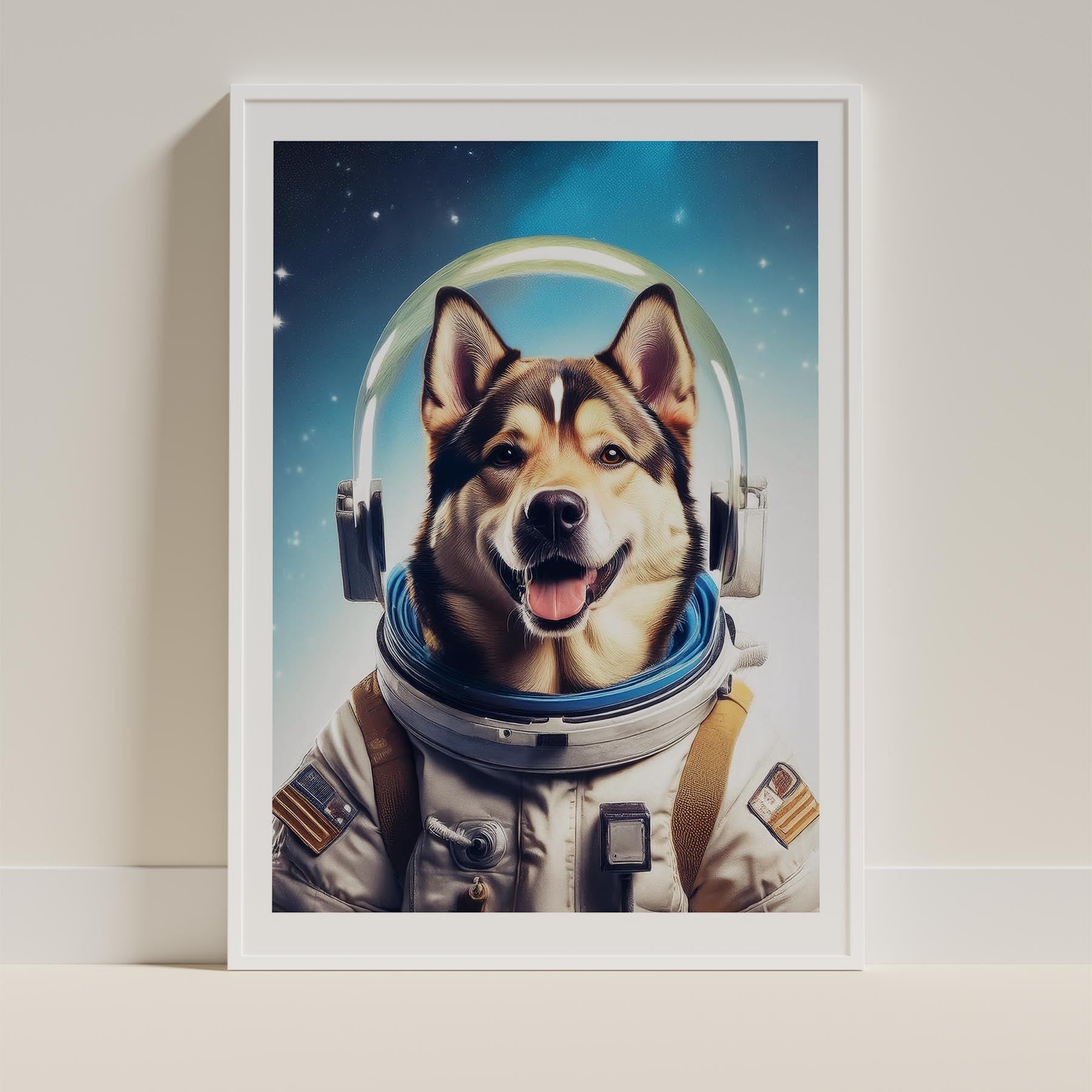 Alaskan Malamute Astronaut Dog Series image 9