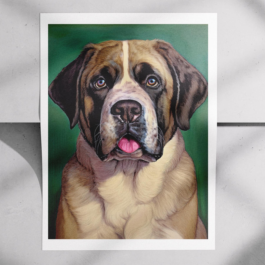Saint Bernard Green Painted Series image 7