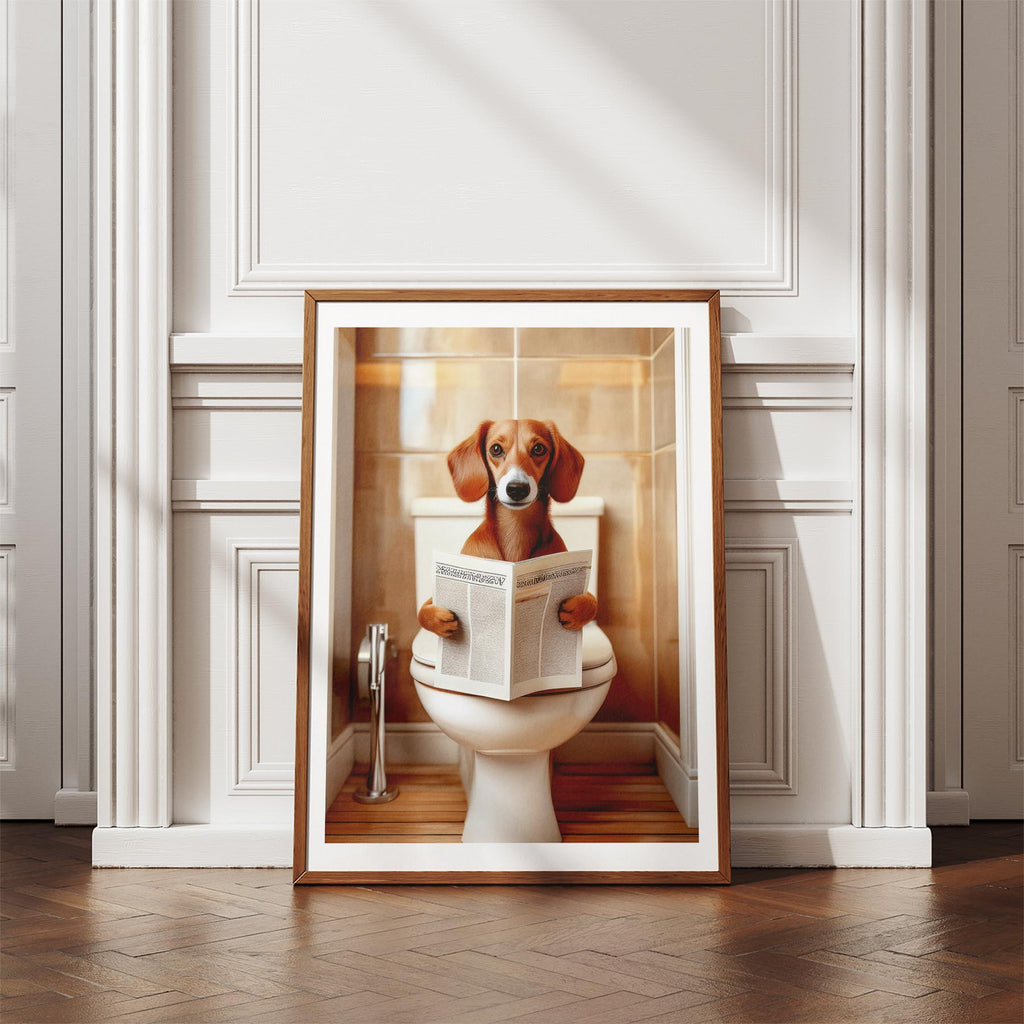 Dachshund Toilet Humour Dog Series 1 image 4
