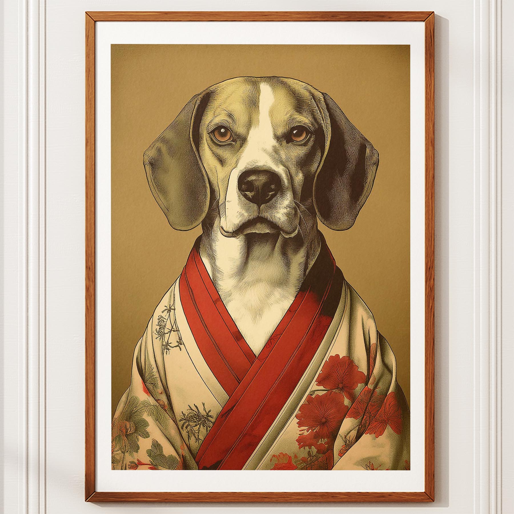 Beagle Japanse Kimono Dog Series image 10