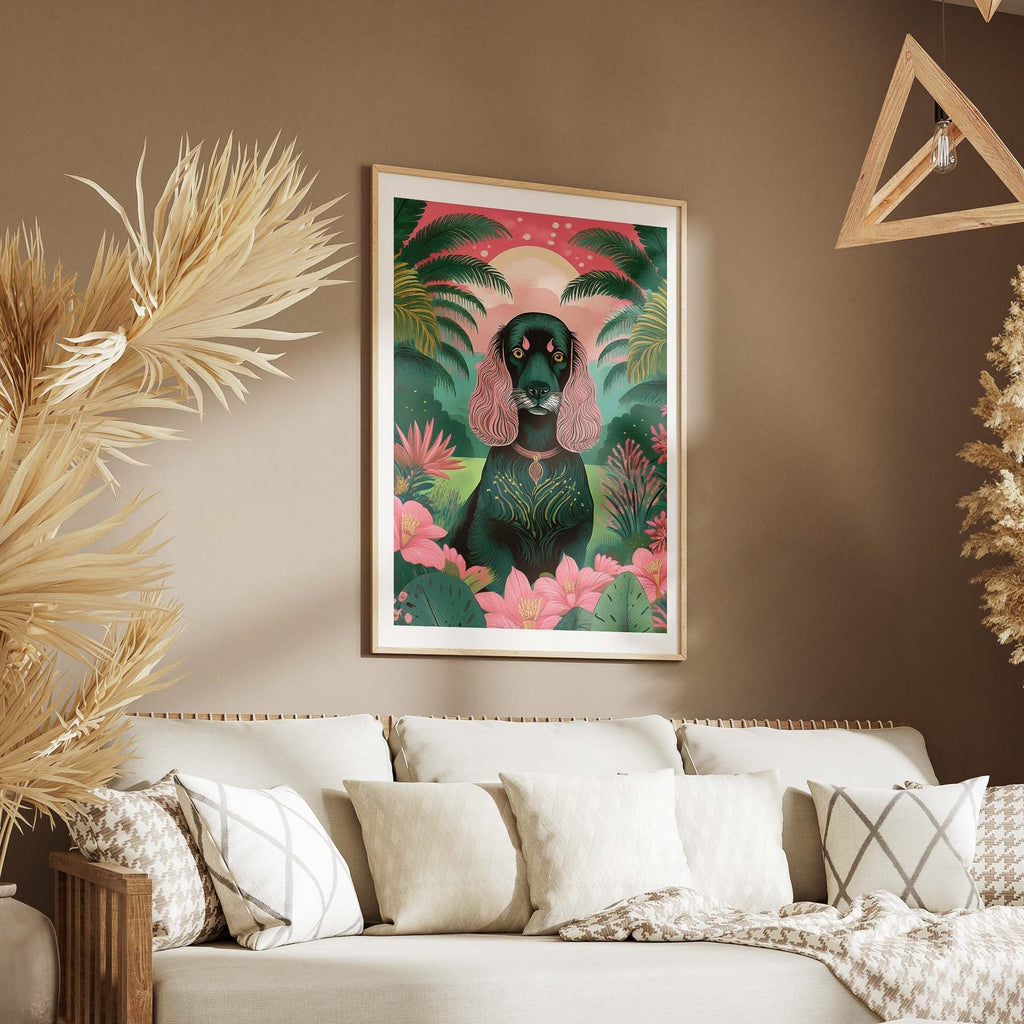 Cocker Spaniel 1 Flowery Dog image 5