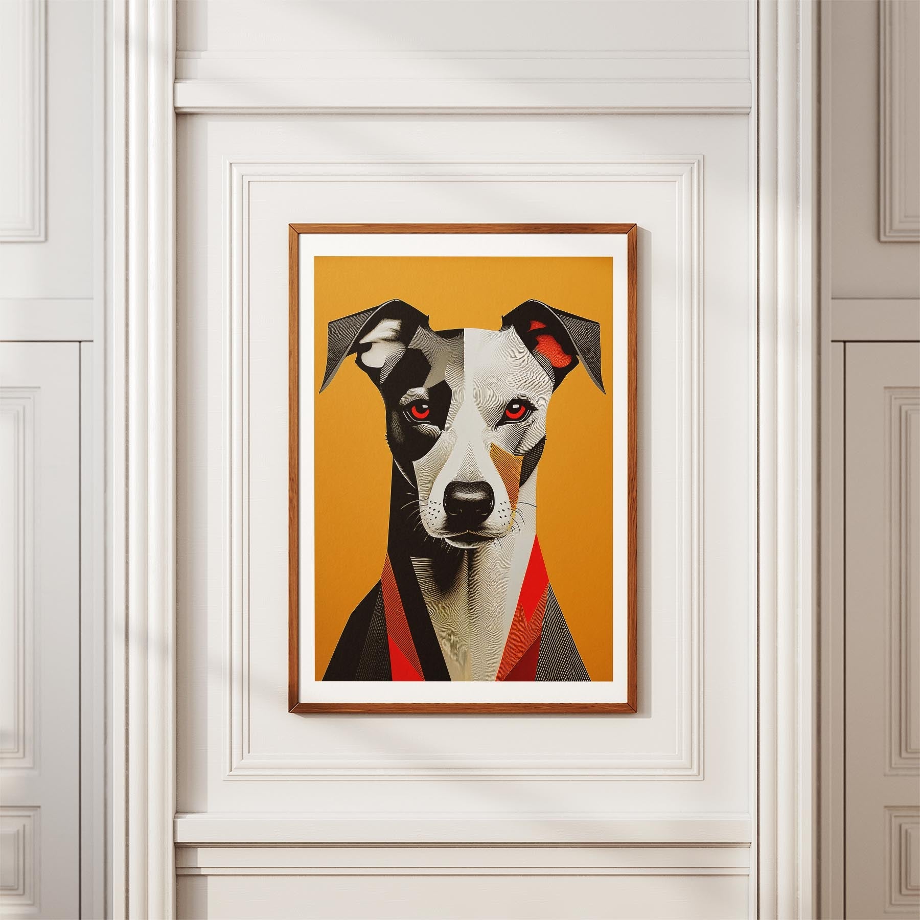 Whippet Geometric Orange Series image 3