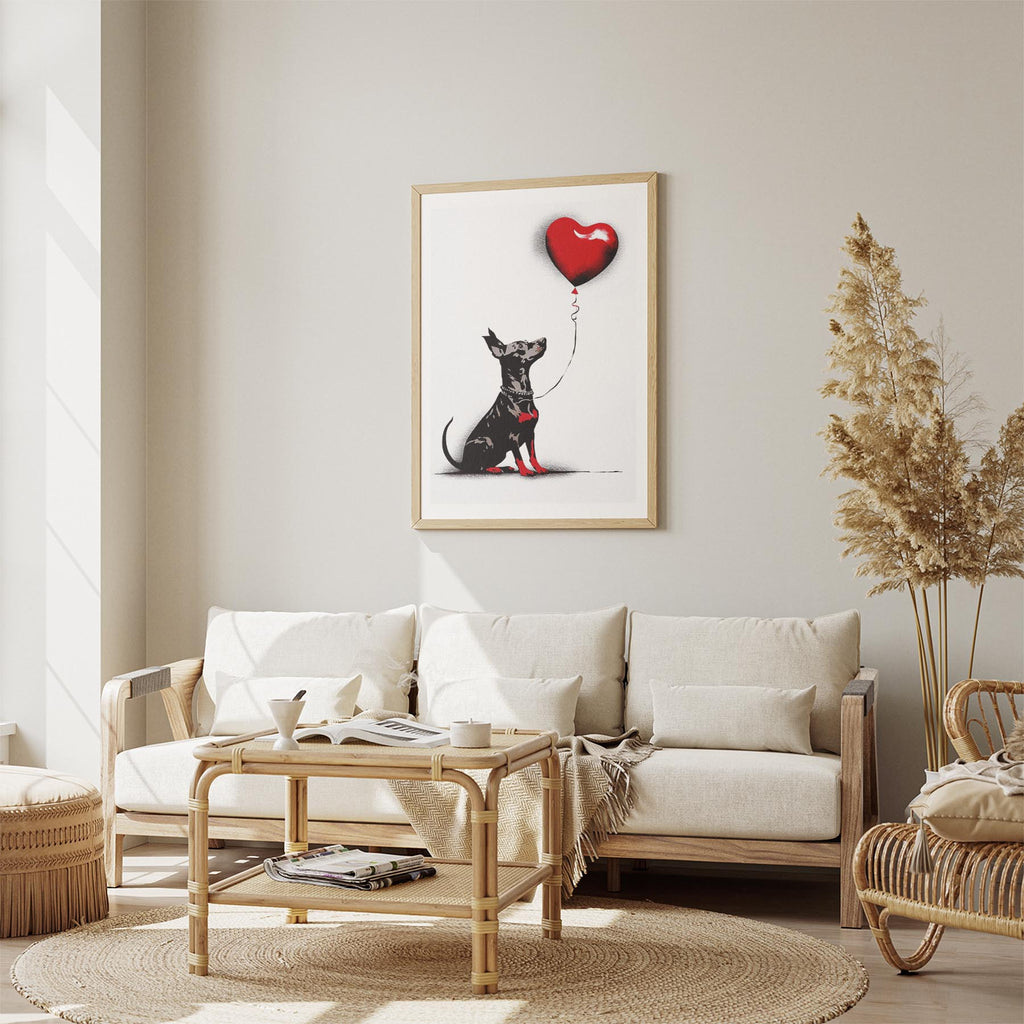 Miniature Pinscher DOGSY Series inspired by the Art of Banksy image 2
