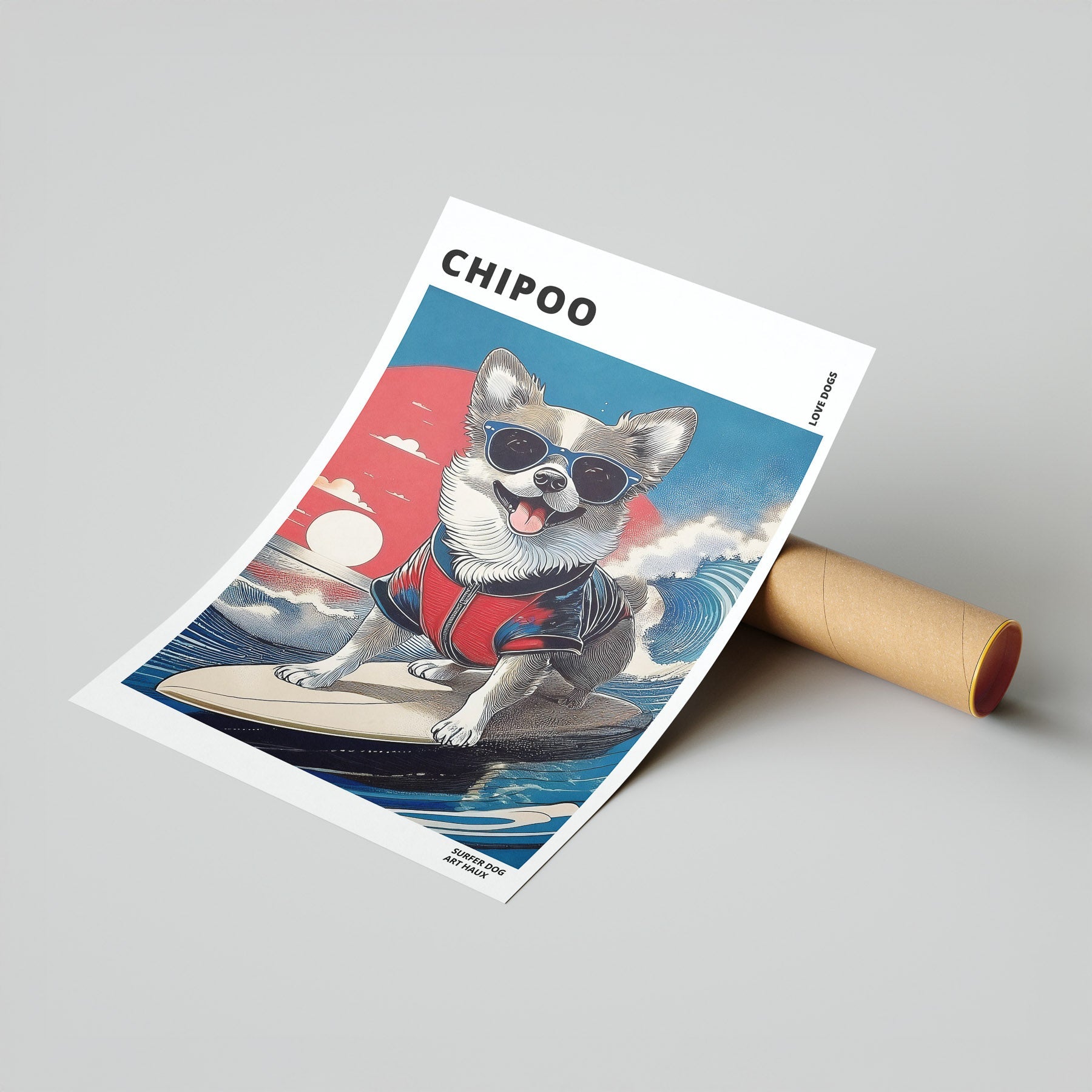 Chipoo Hokosai Surfer Dogs 1 image 7