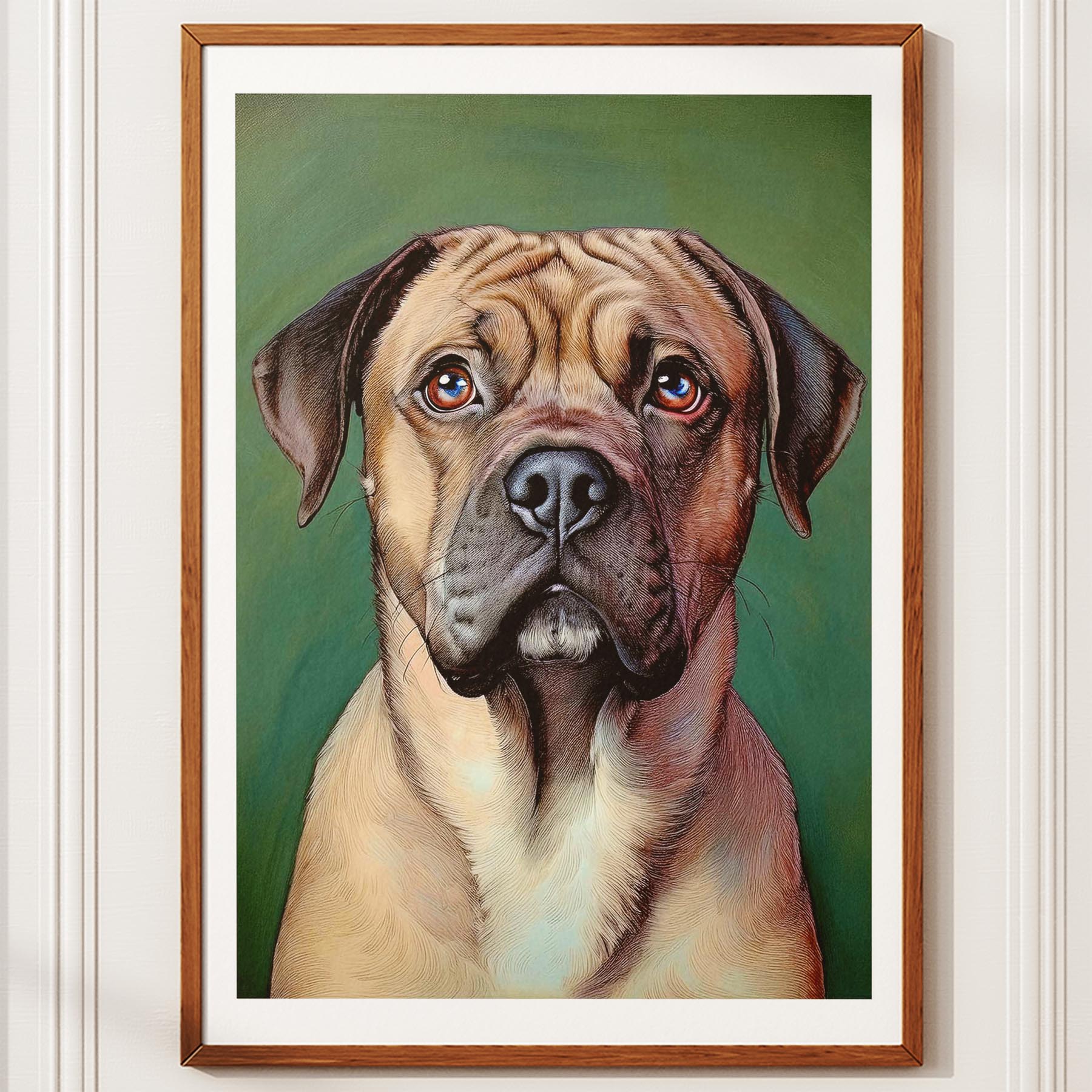 Dogue de Bordeaux Green Painted Series image 10