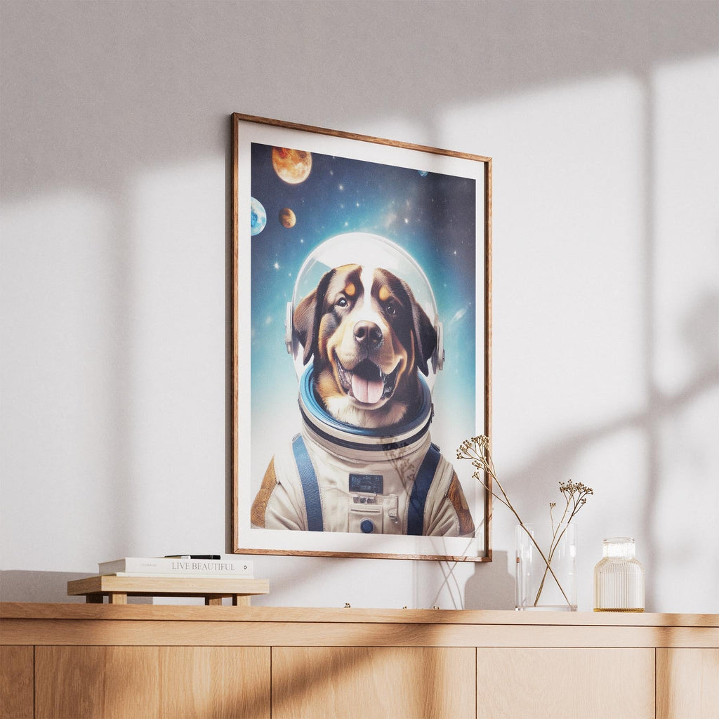 Bernese Mountain Dog Astronaut Dog Series image 5