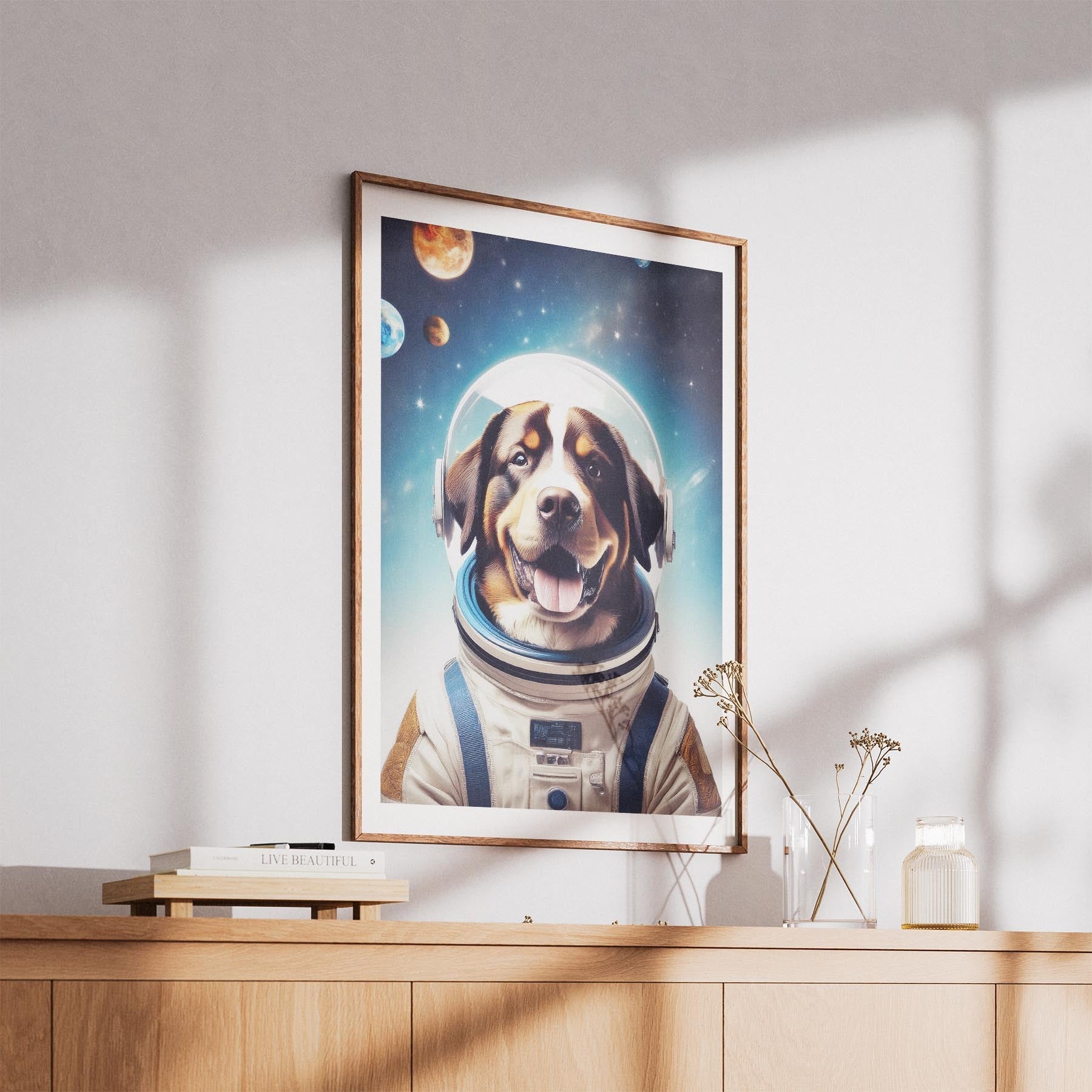 Bernese Mountain Dog Astronaut Dog Series image 5
