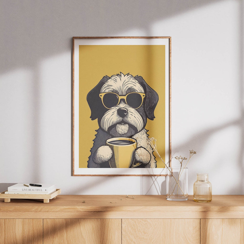 Shihpoo Chillin Coffee Dog image 8