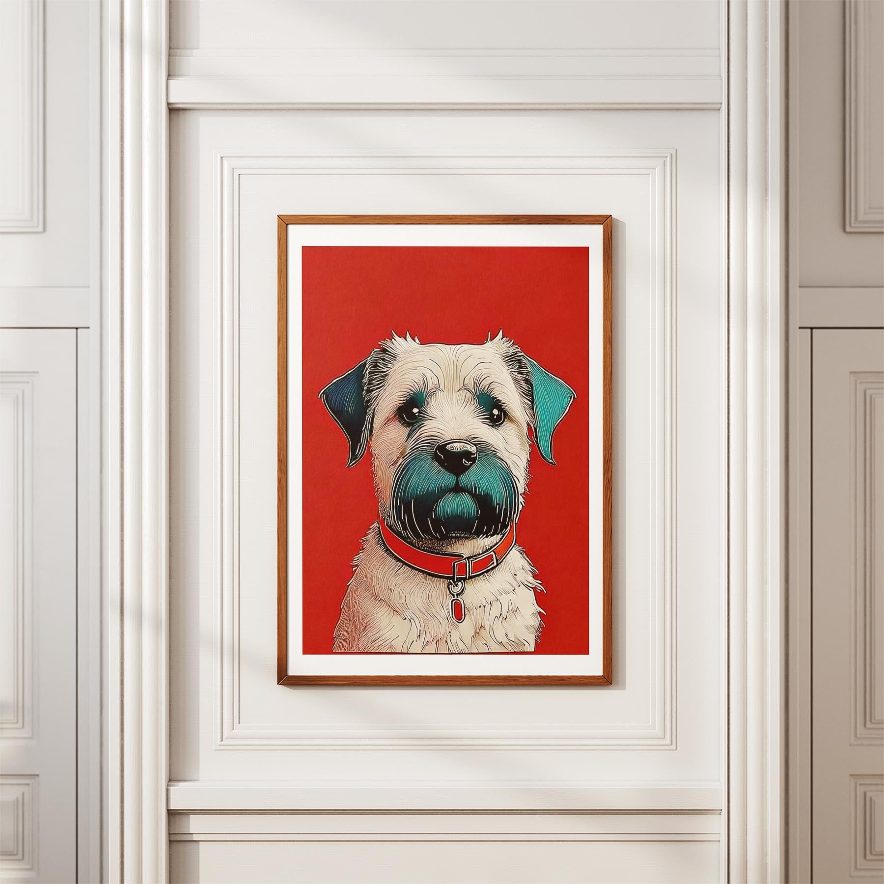 Border Terrier Red Dog Series image 3