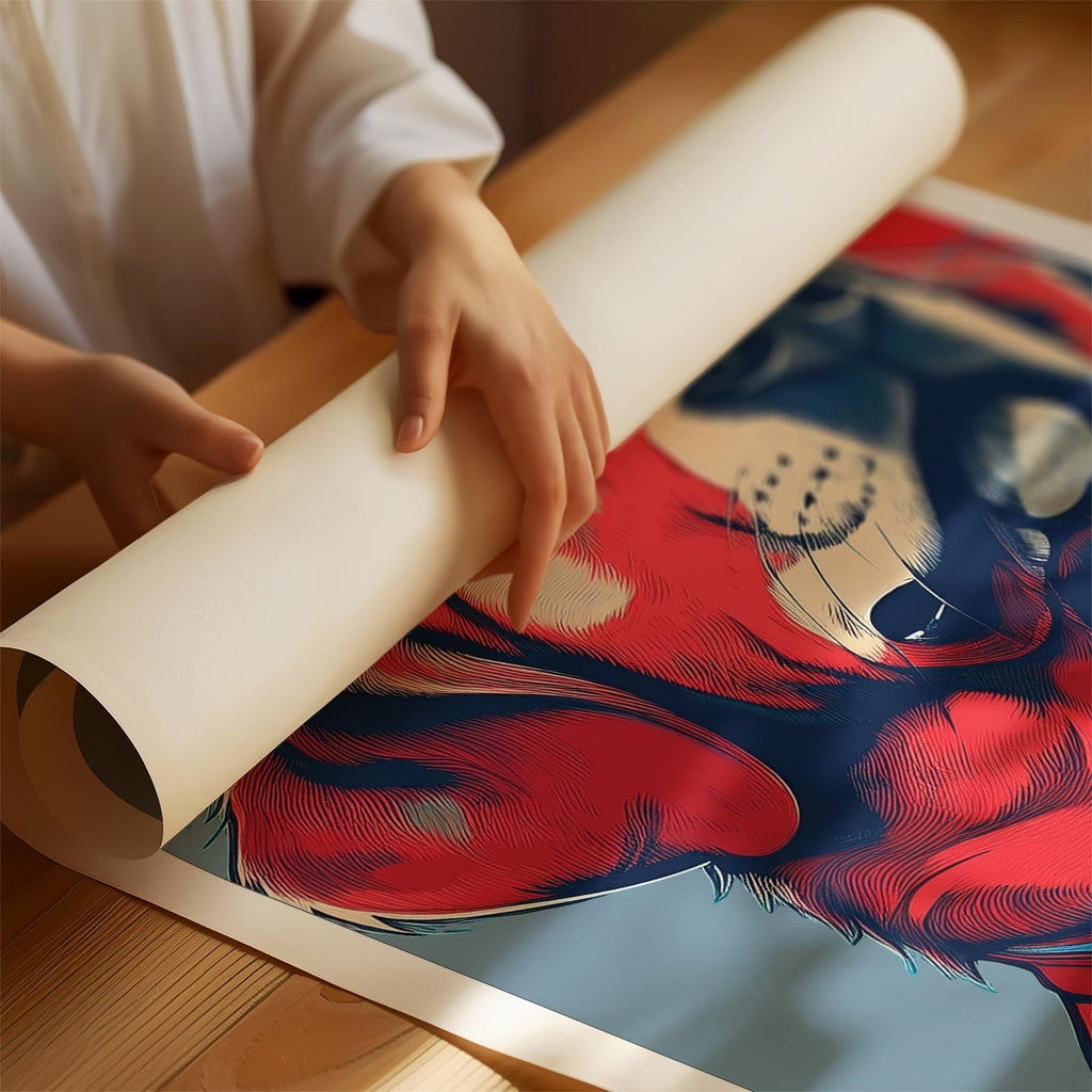 Golden Retriever HOPE Series Inspired by the Obama Poster image 1