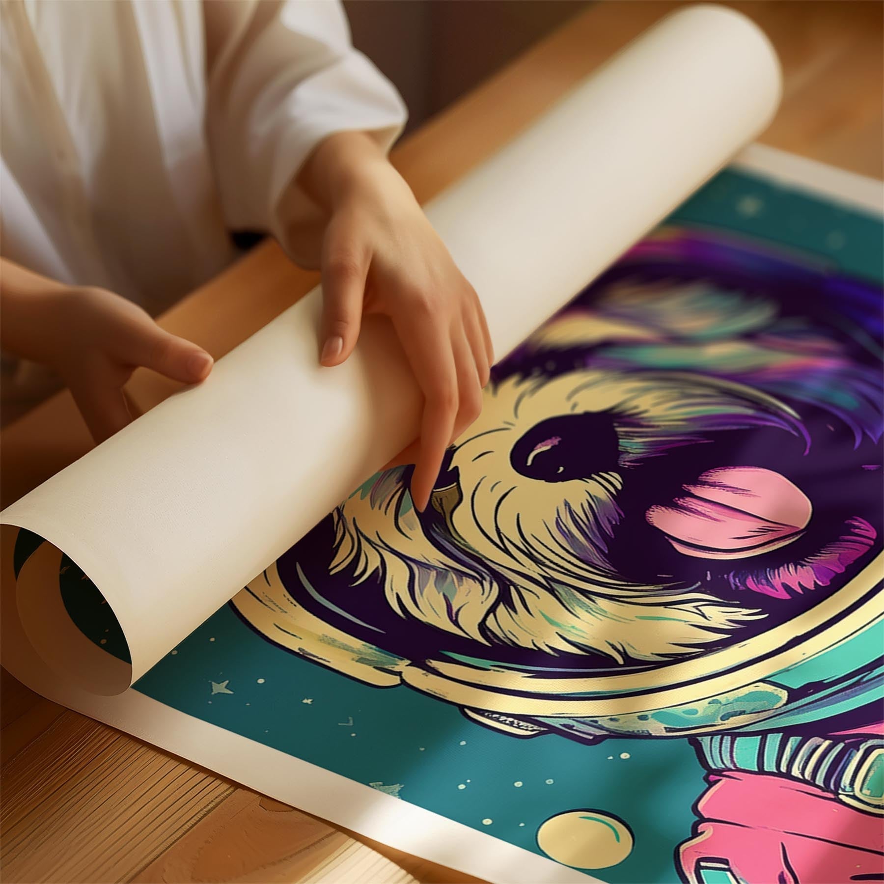 Australian Silky Terrier Space Dogs Series image 1