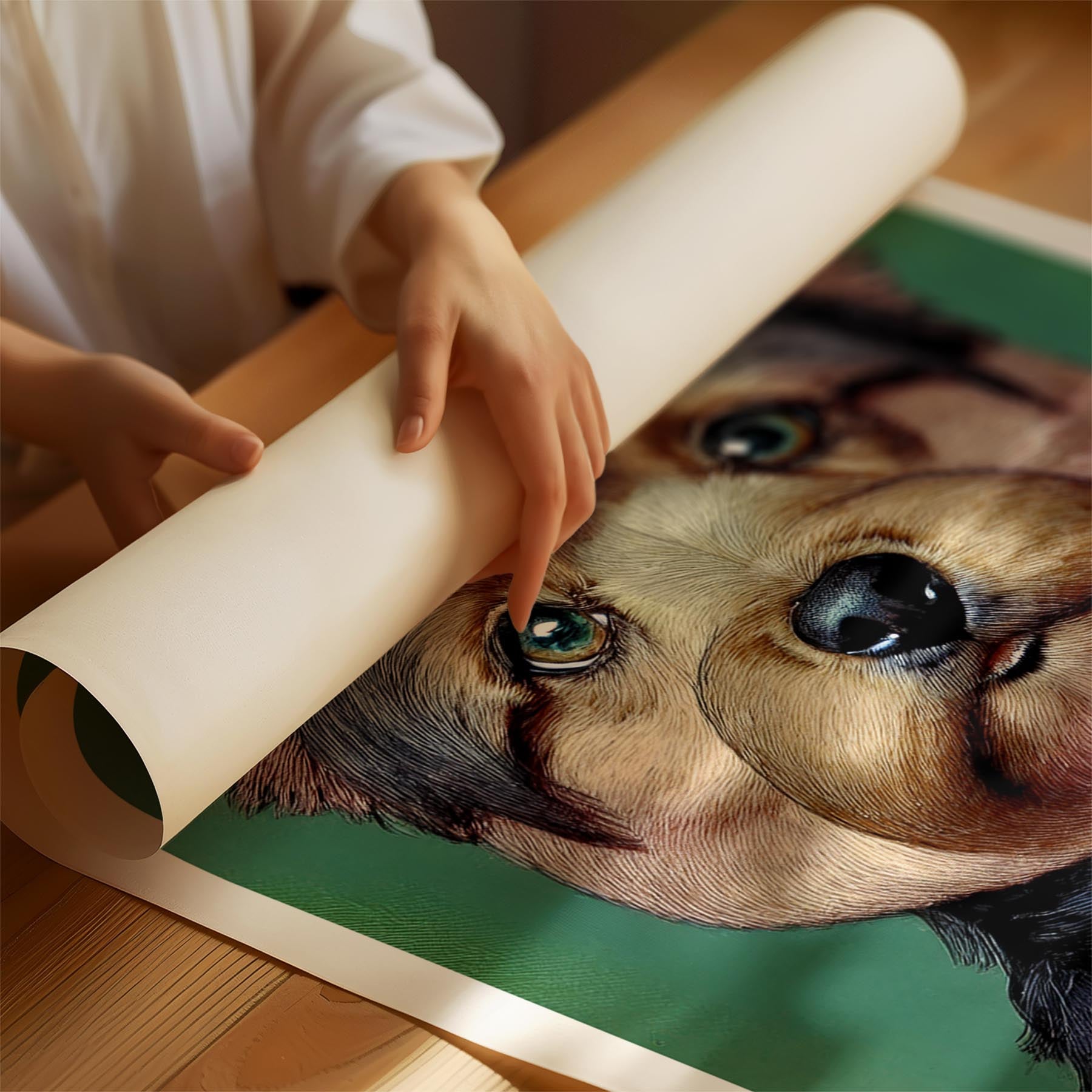 Yorkshire Terrier Green Painted Series image 1