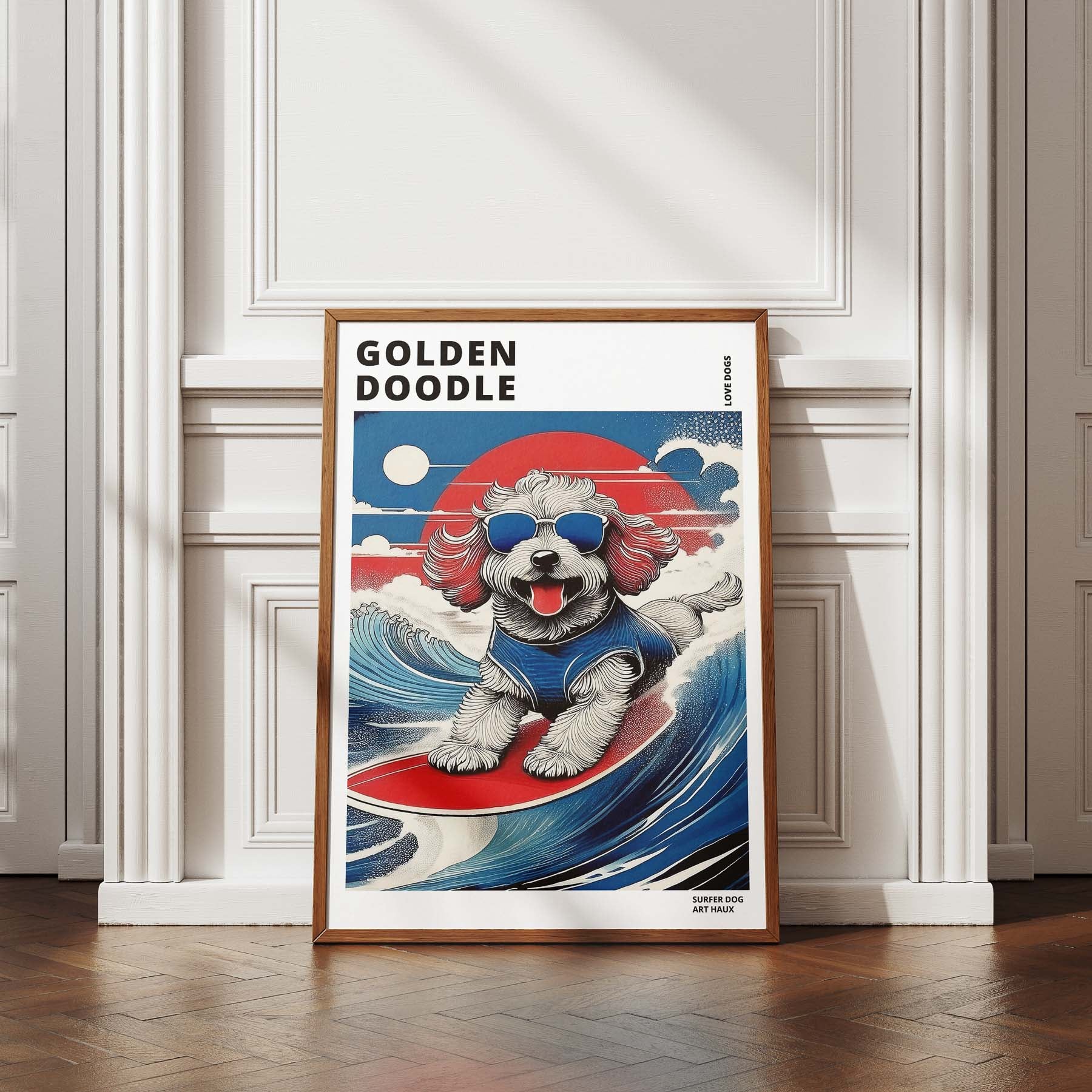 Golden Doodle Hokosai Surfer Dogs 1 image 4