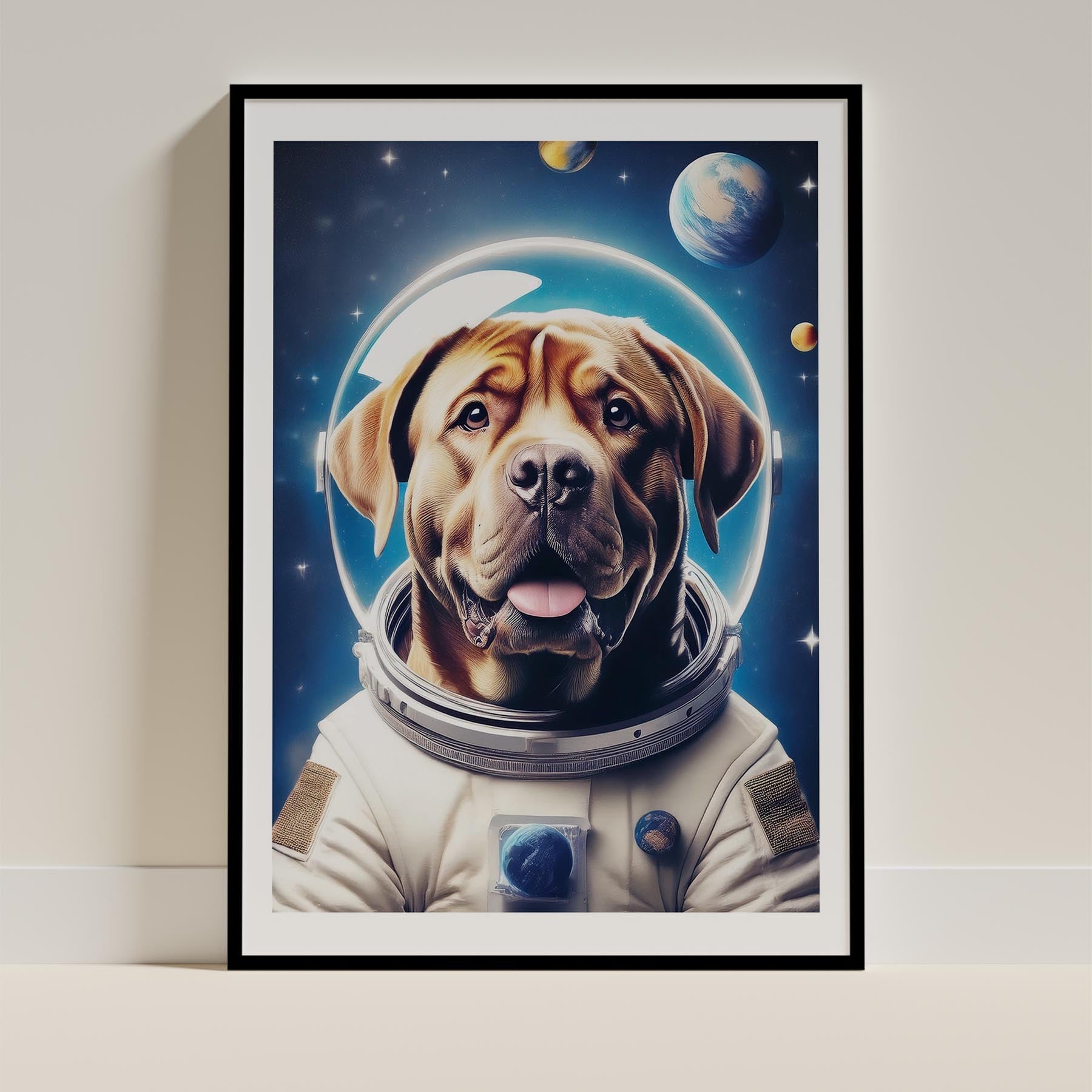 Neapolitan Mastiff Astronaut Dog Series image 11
