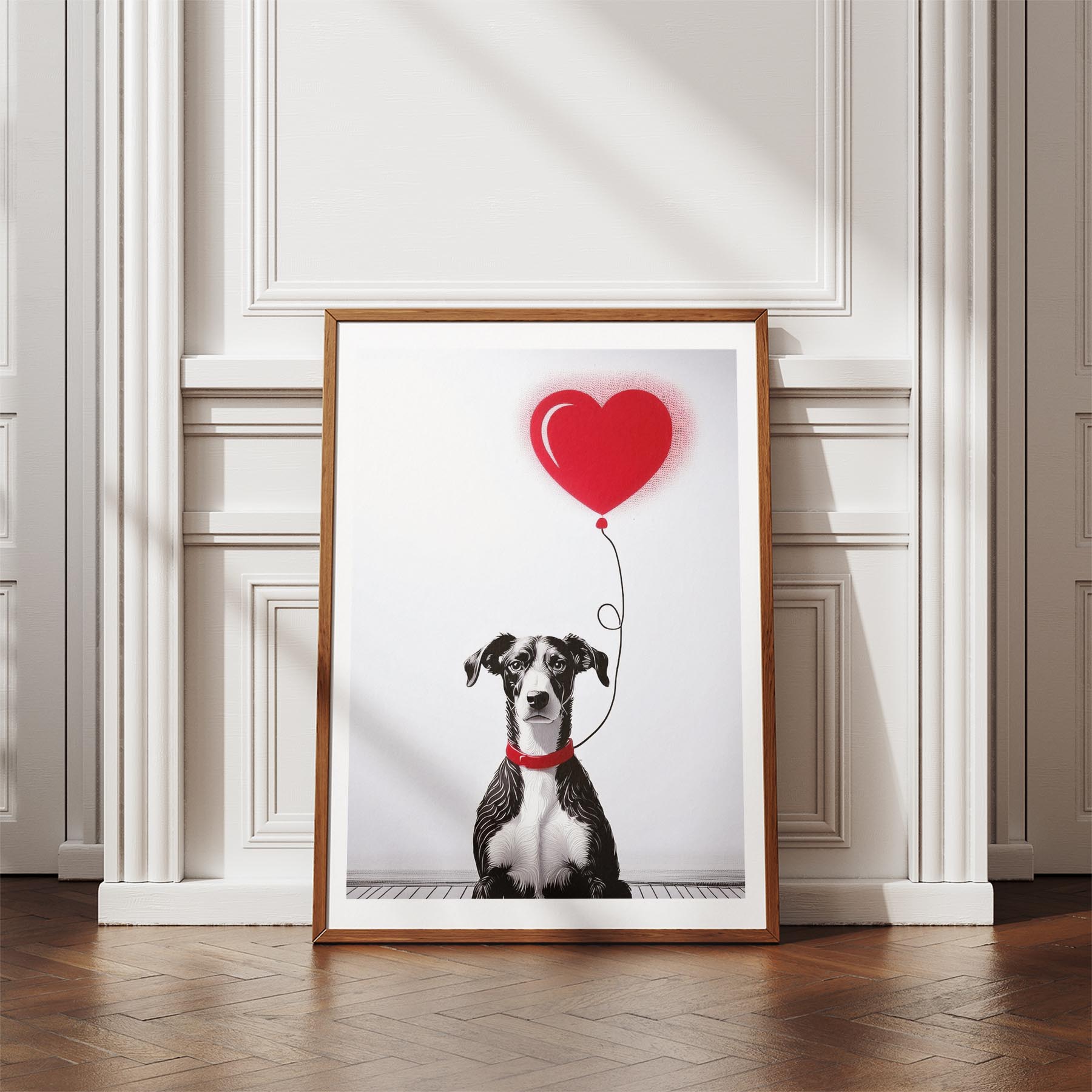 Whippet DOGSY Series inspired by the Art of Banksy image 4