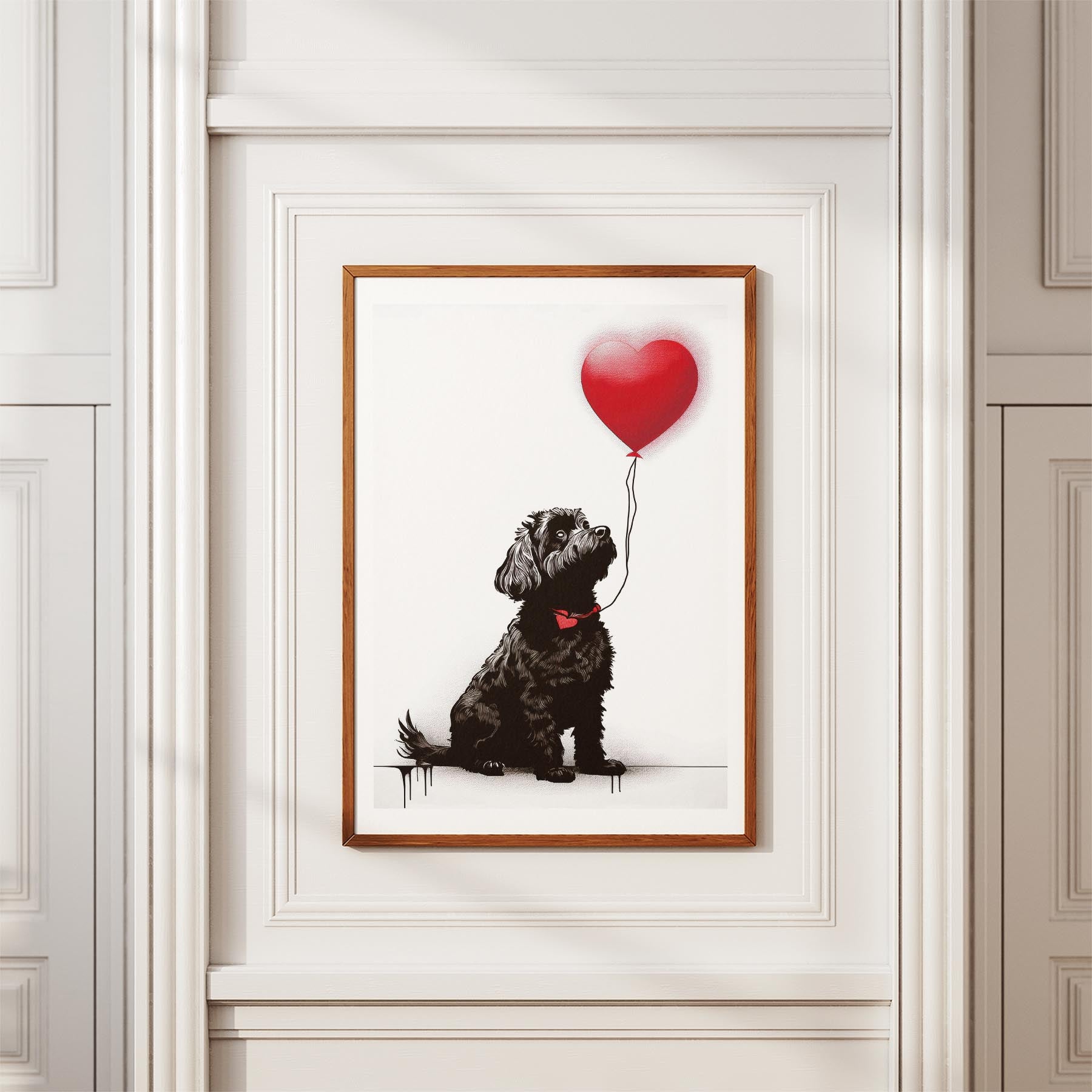 Coton de Tulear DOGSY Series inspired by the Art of Banksy image 3