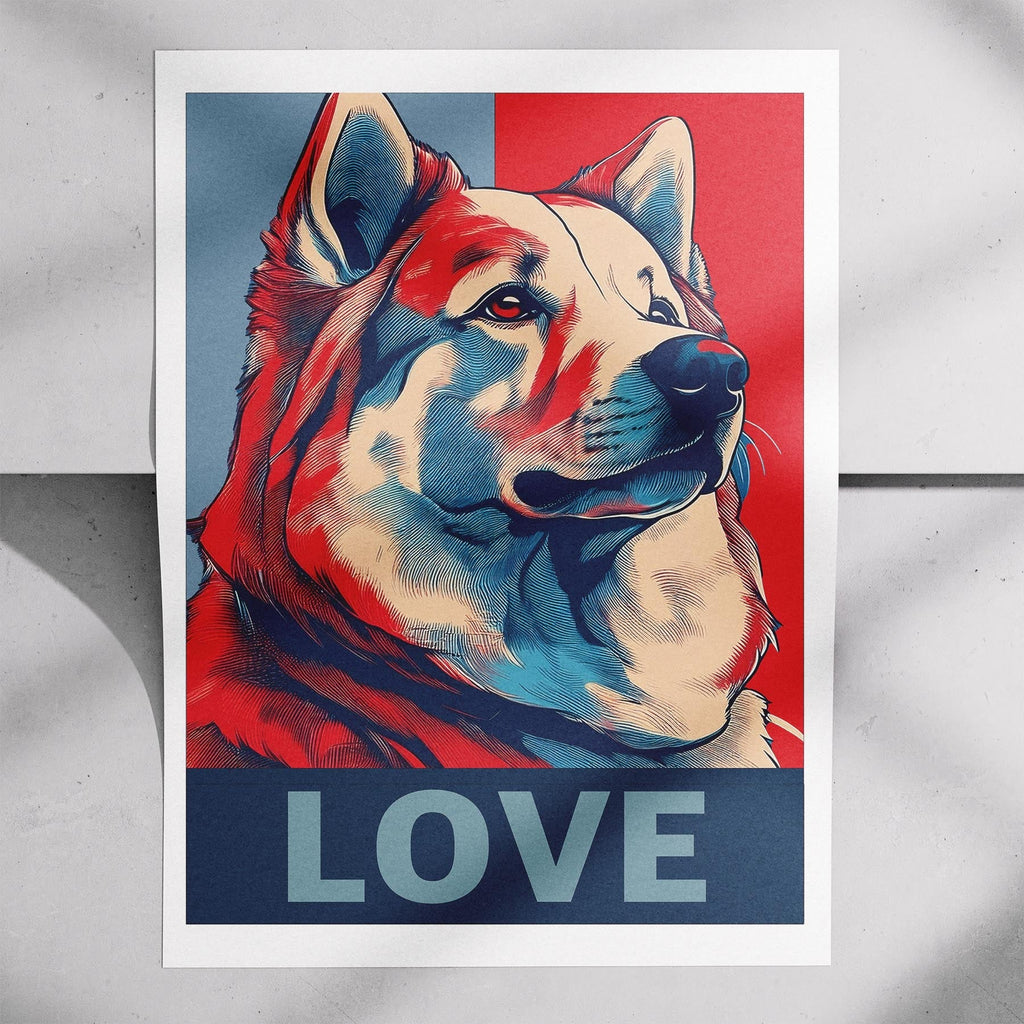 Samoyed LOVE Series Inspired by the Obama Poster image 7