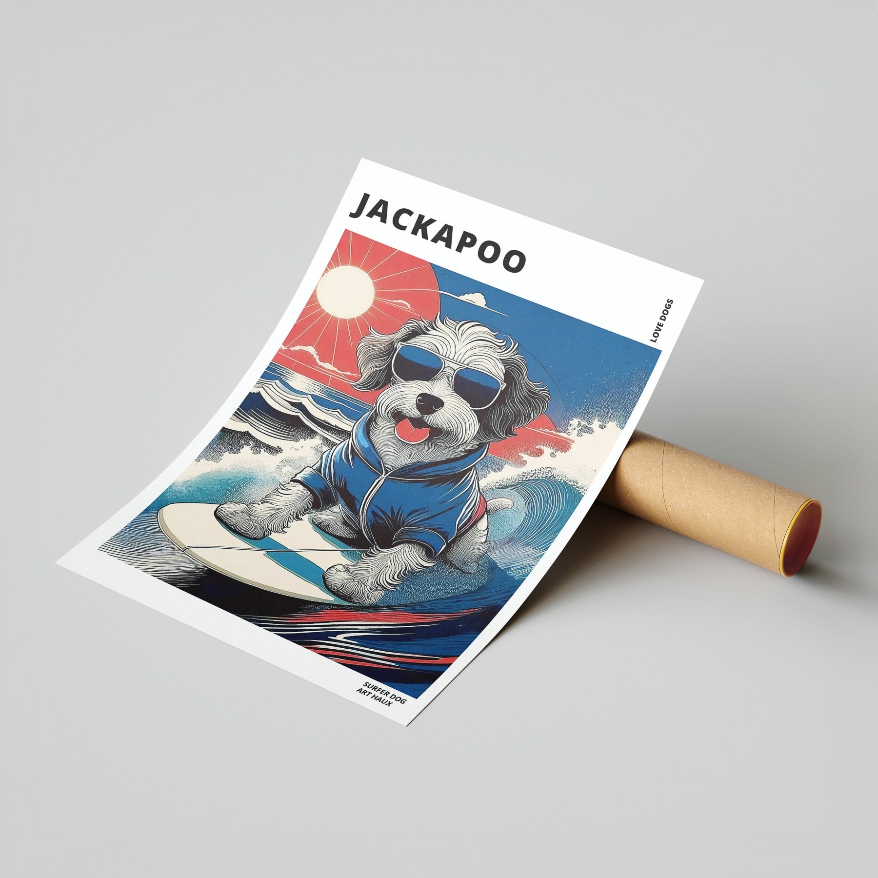 Jackapoo Hokosai Surfer Dogs 1 image 7