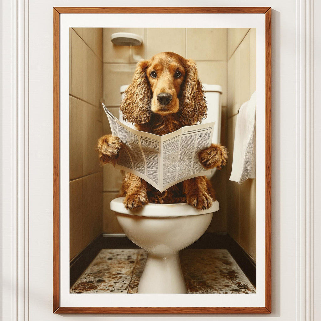 Cocker Spaniel Toilet Humour Dog Series 3 image 10