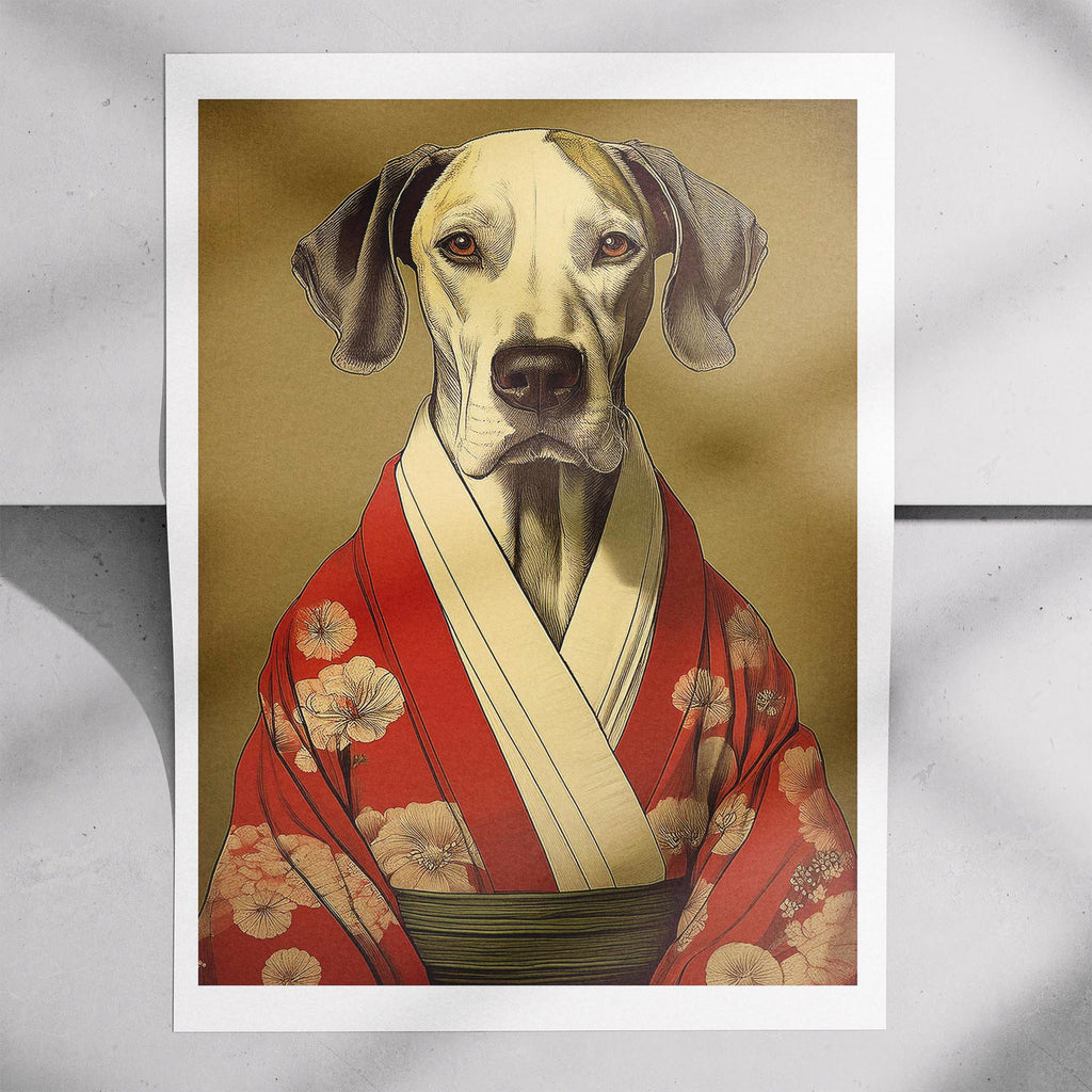 Great Dane Japanse Kimono Dog Series image 7