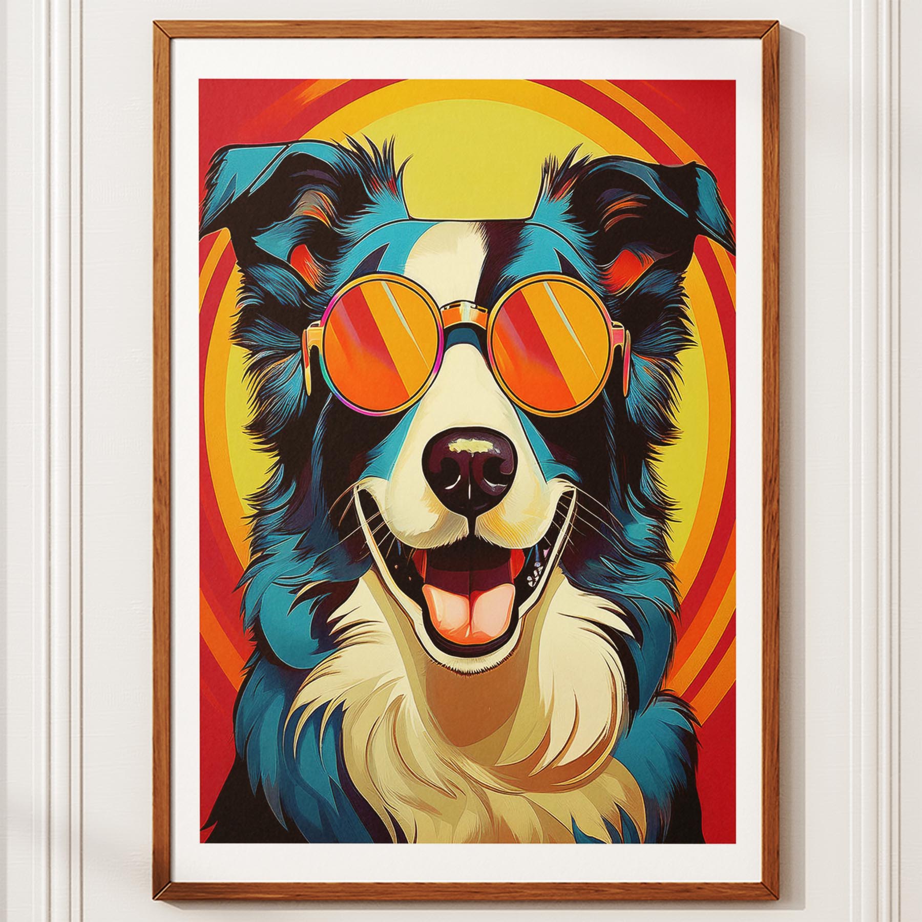 Border Collie In Colourful Sunnies 1 image 10