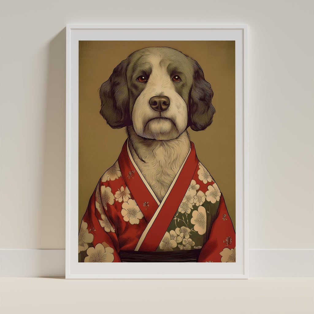 Spanish Water Dog Japanse Kimono Dog Series image 9