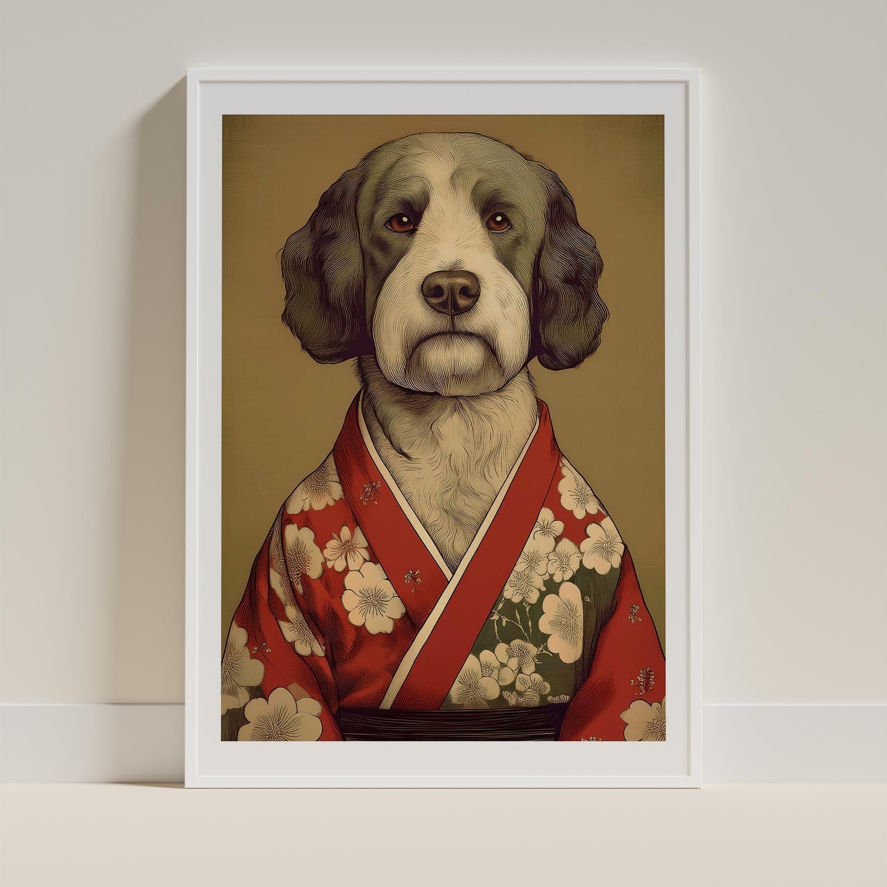 Spanish Water Dog Japanse Kimono Dog Series image 9