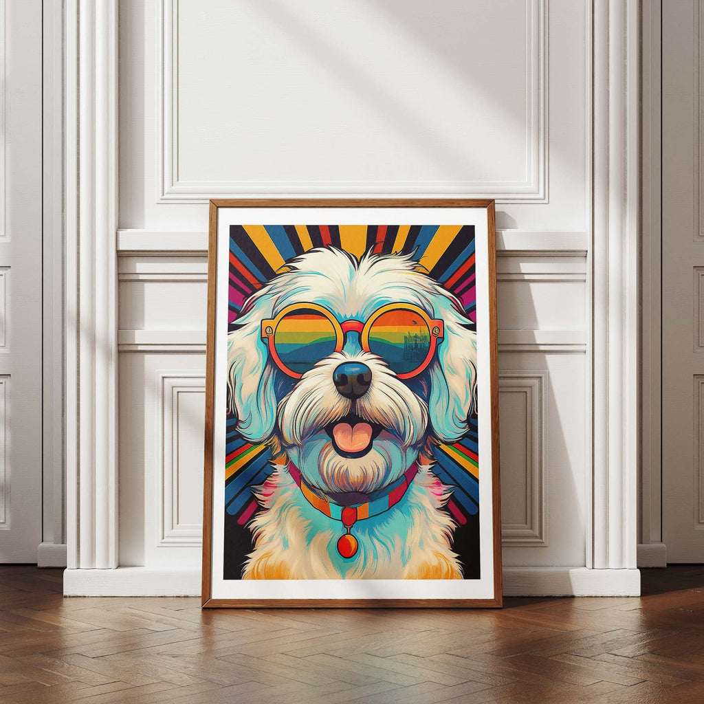 Maltese In Colourful Sunnies 1 image 4