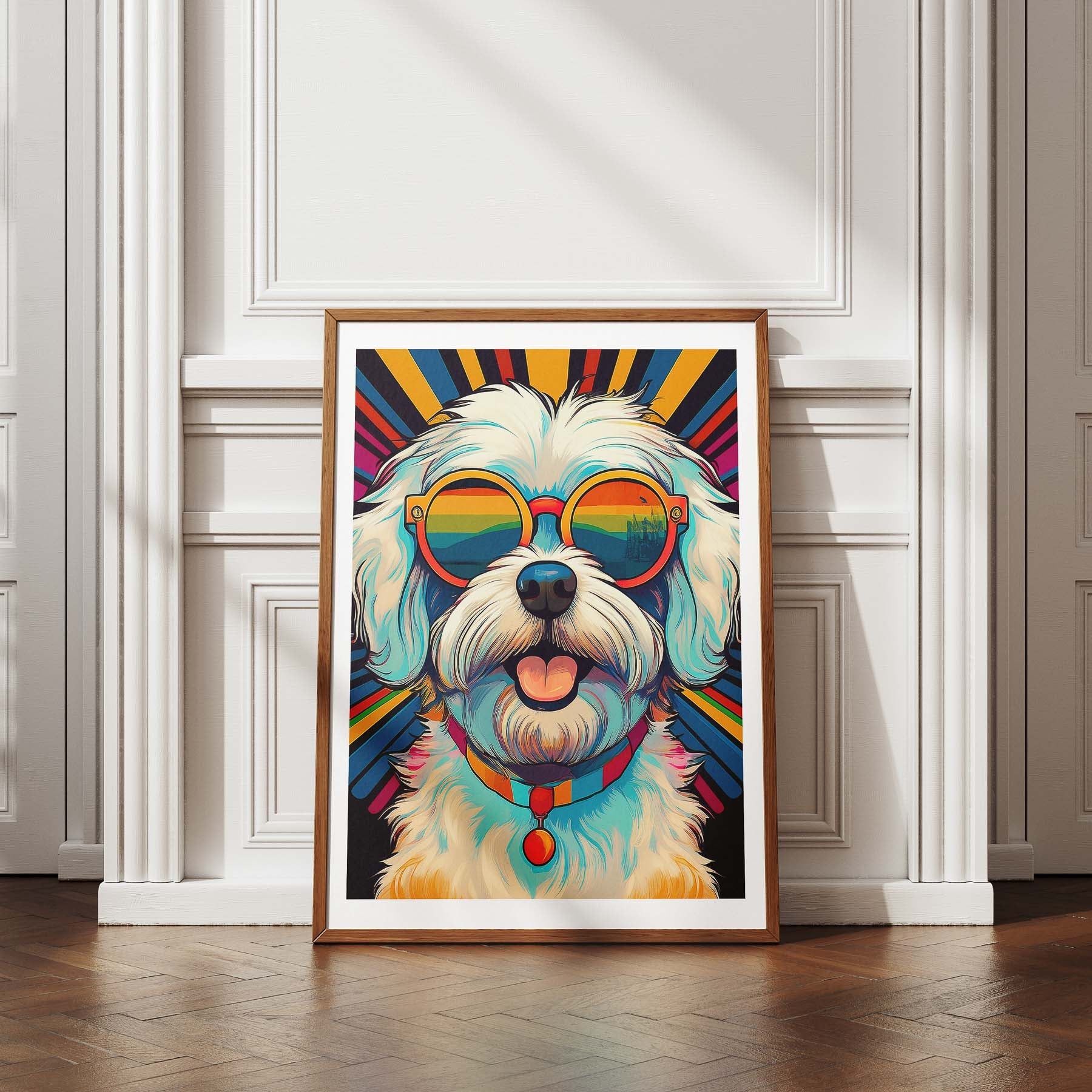 Maltese In Colourful Sunnies 1 image 4