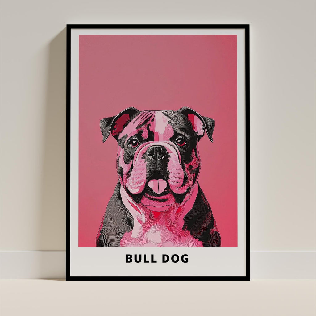 Bulldog Pink and Black Dog Series 1 image 0
