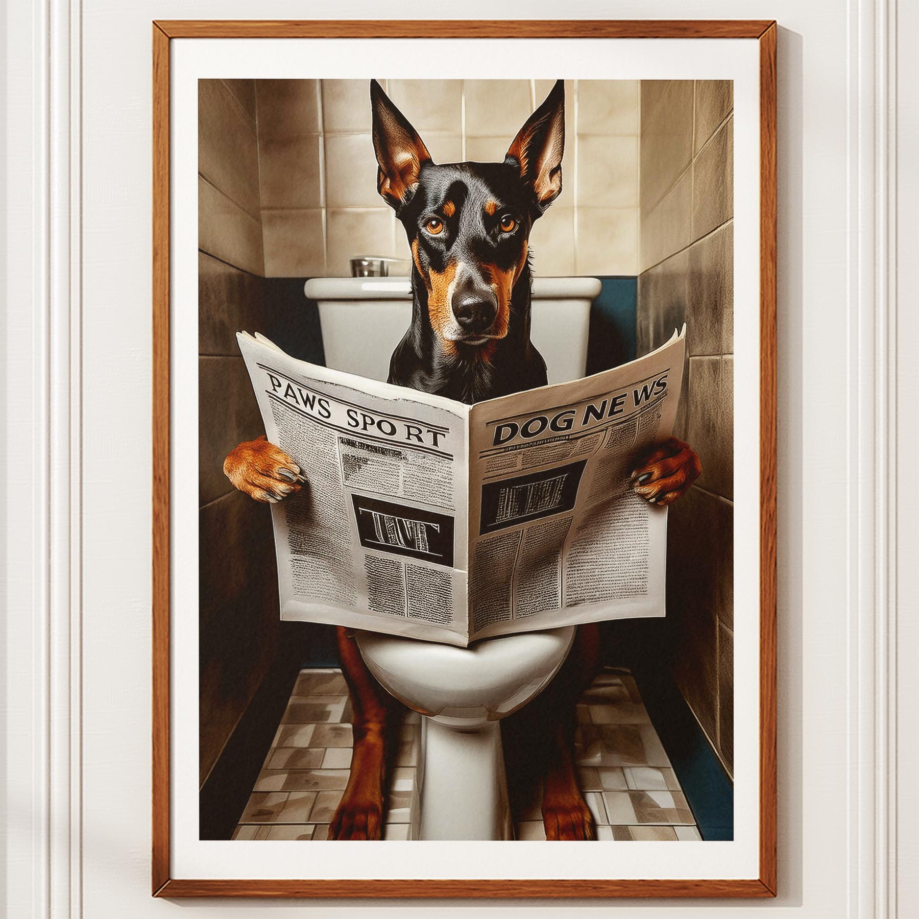 Dobermann Toilet Humour Dog Series 2 image 10