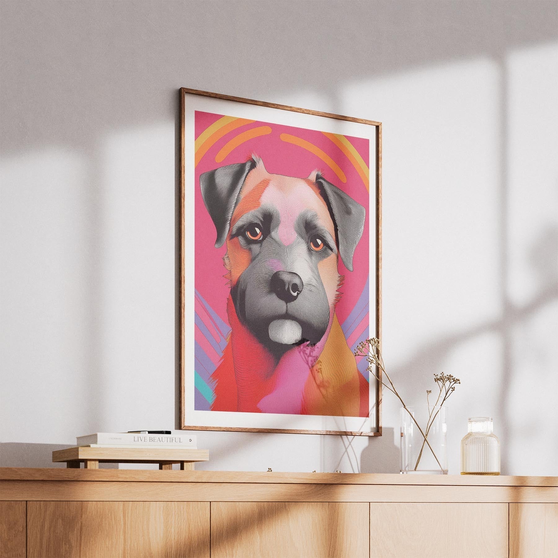 Border Terrier Modern Pop Dog Series image 5